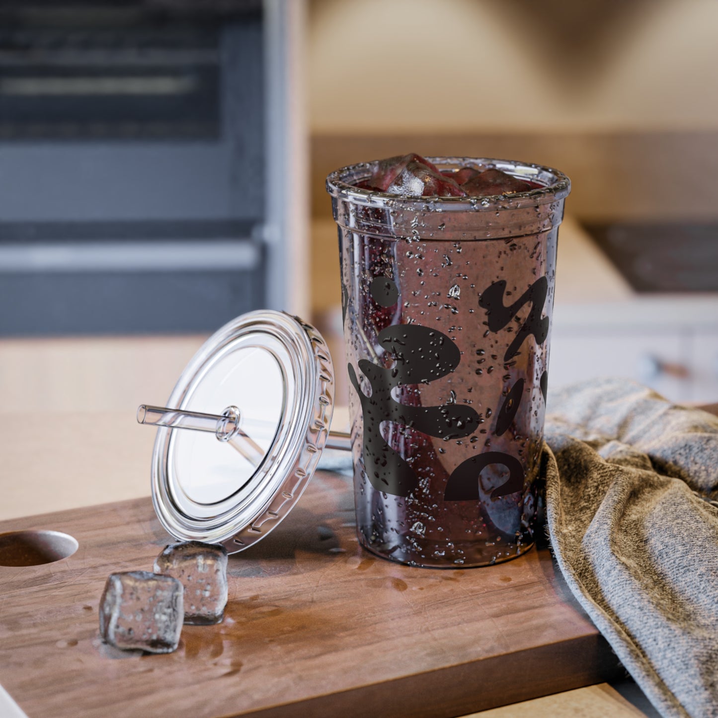 Nourish'd Acrylic Cup - Smoke Signal Black