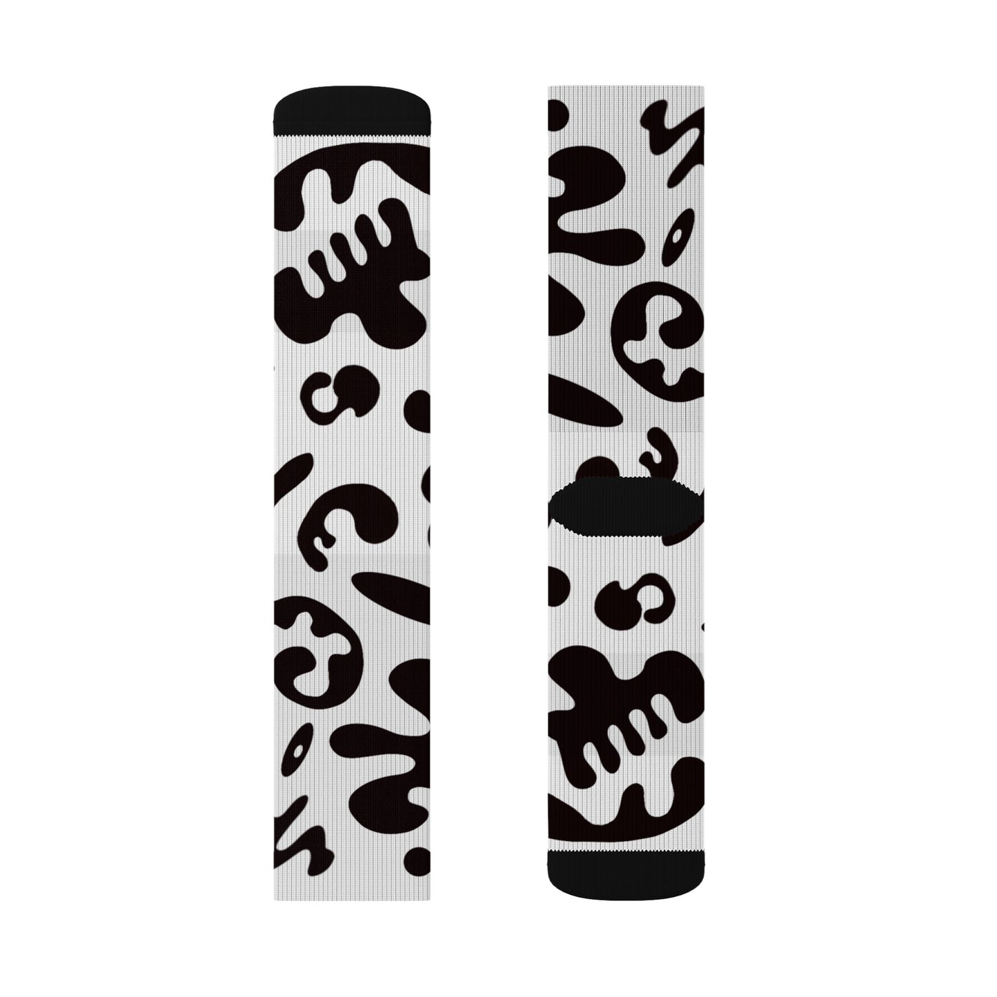 Pure Imagination Print Socks - Smoke Signal Black Print
