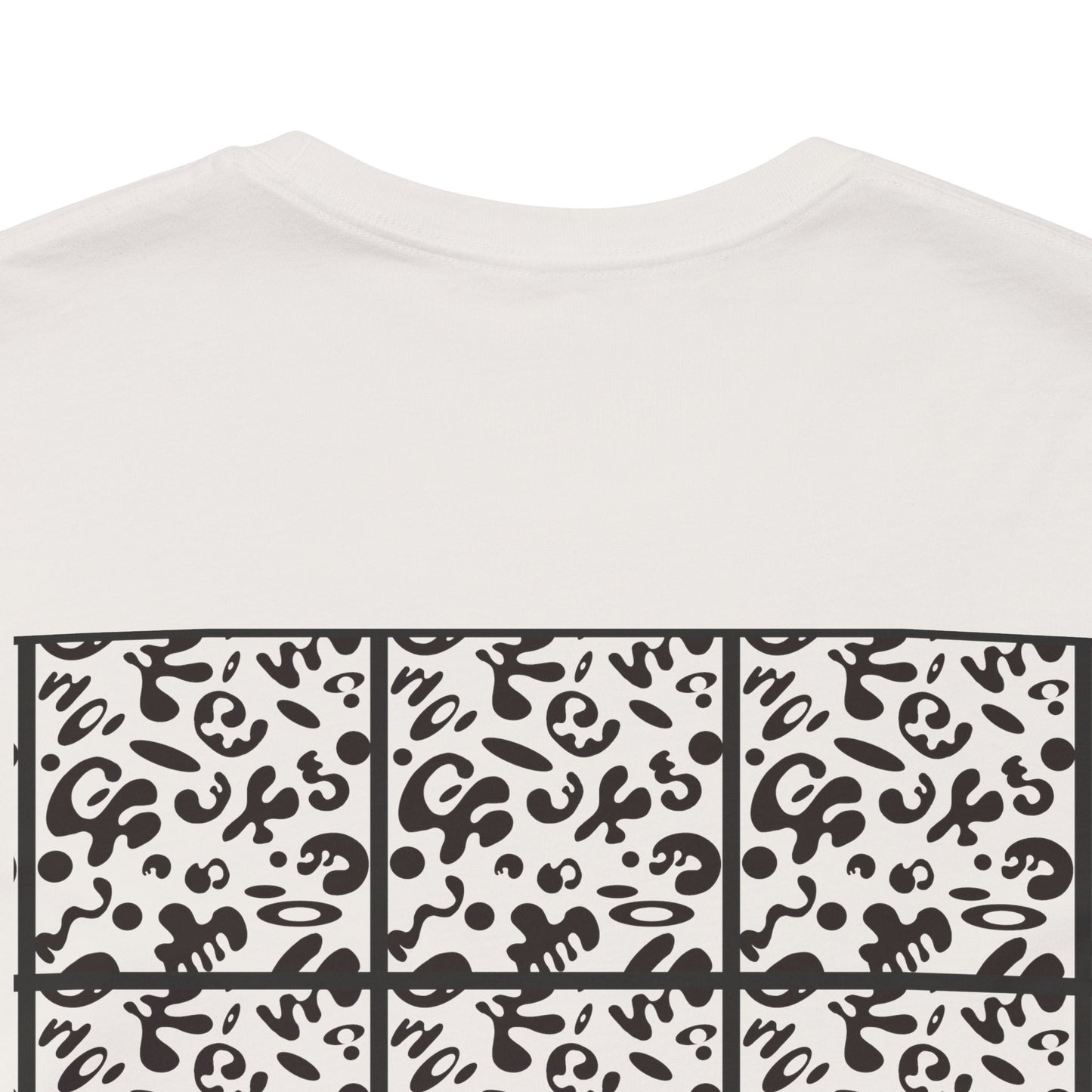 Adorn'd Unisex Jersey Short Sleeve Tee - Smoke Signal Black Print
