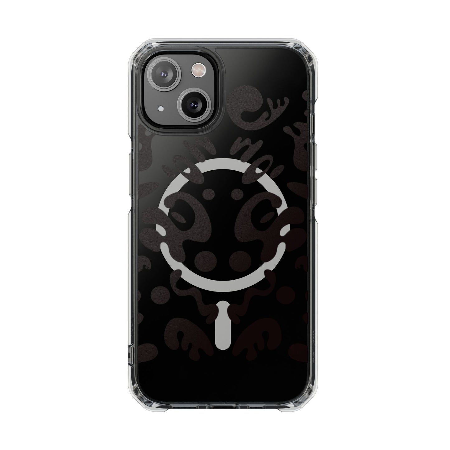 Mirror Work Clear MagSafe Impact Case - Smoke Signal Black