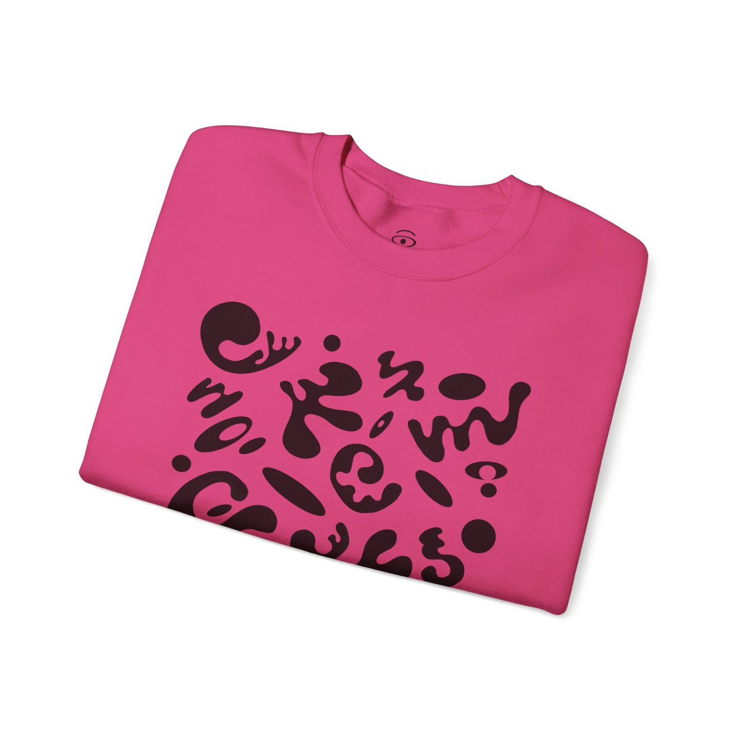Pure Imagination Unisex Heavy Blend™ Crewneck Sweatshirt- Smoke Signal Black Print