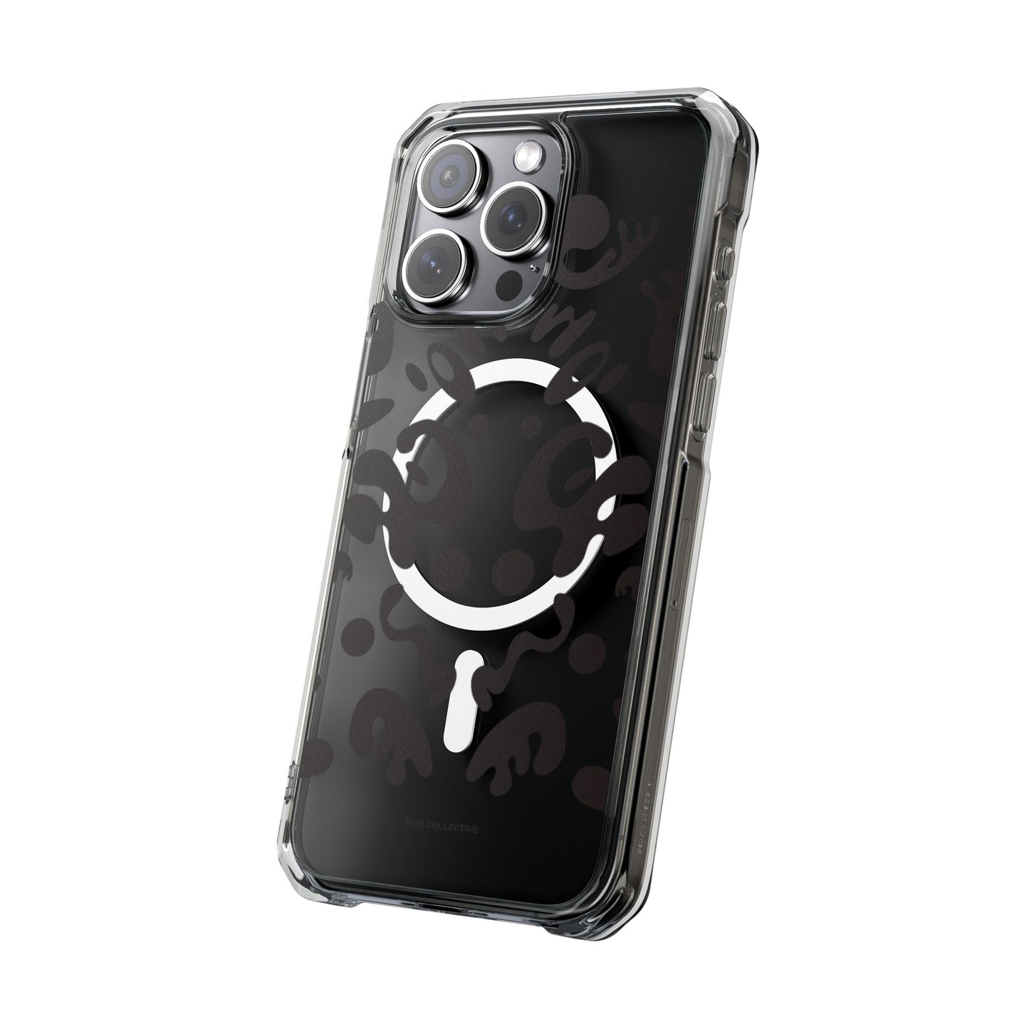 Mirror Work Clear MagSafe Impact Case - Smoke Signal Black