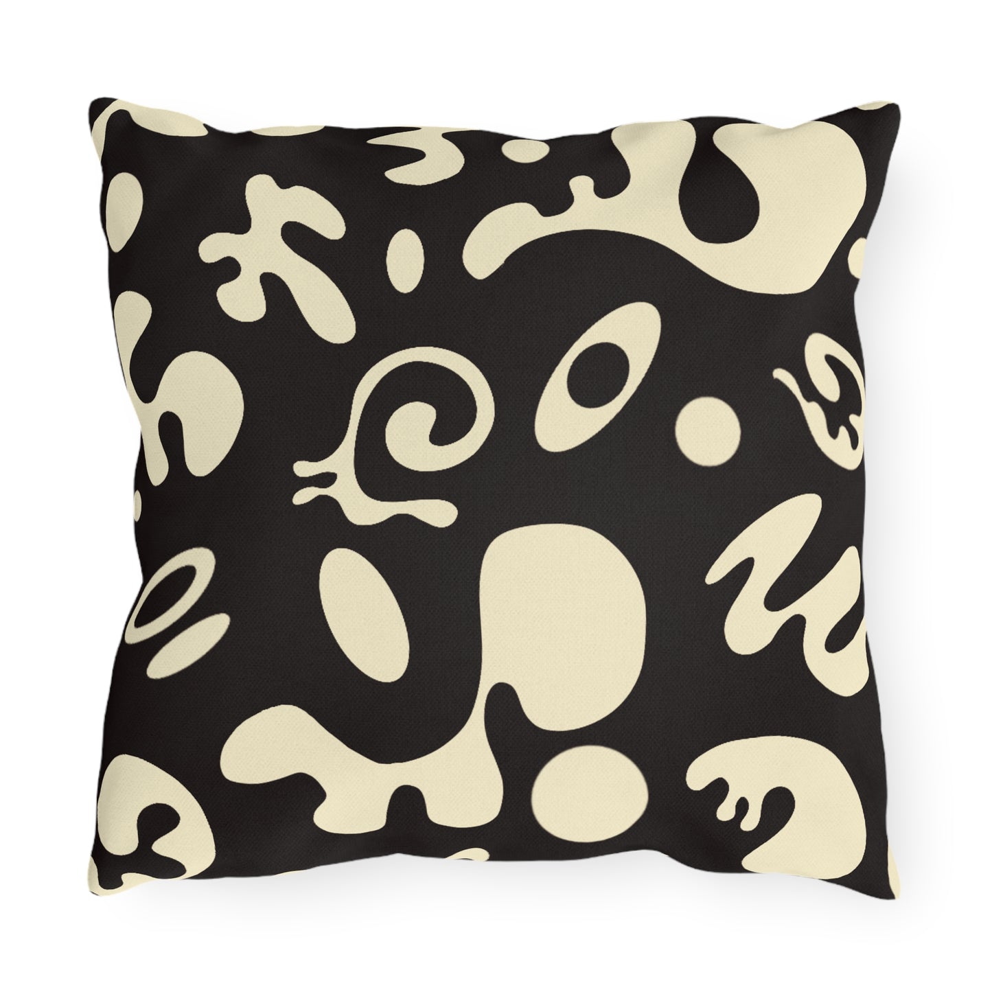 Pure Imagination Outdoor Pillows - Smoke Signal Black