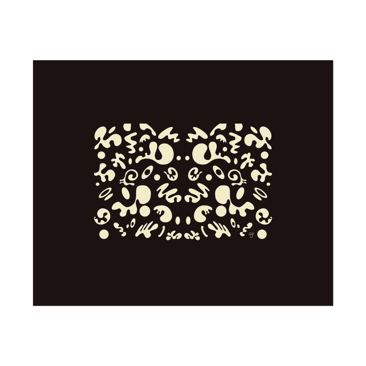 Mirror Work Rolled Poster (Landscape) - Smoke Signal