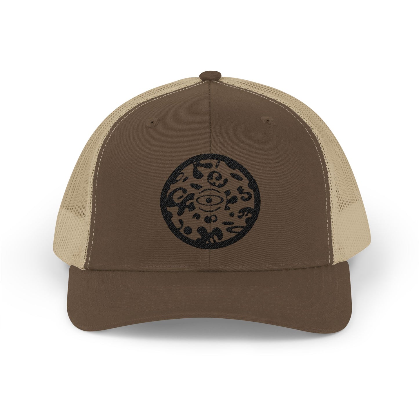 Adorn'd Logo Embroidered Retro Trucker Hat - Smoke Signal Black