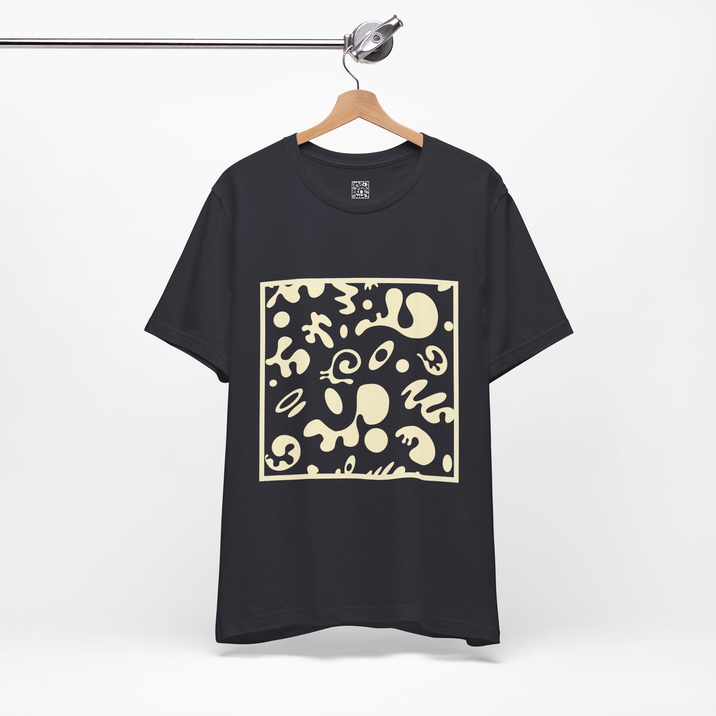Adorn'd Unisex Jersey Short Sleeve Tee - Blank Page White Print