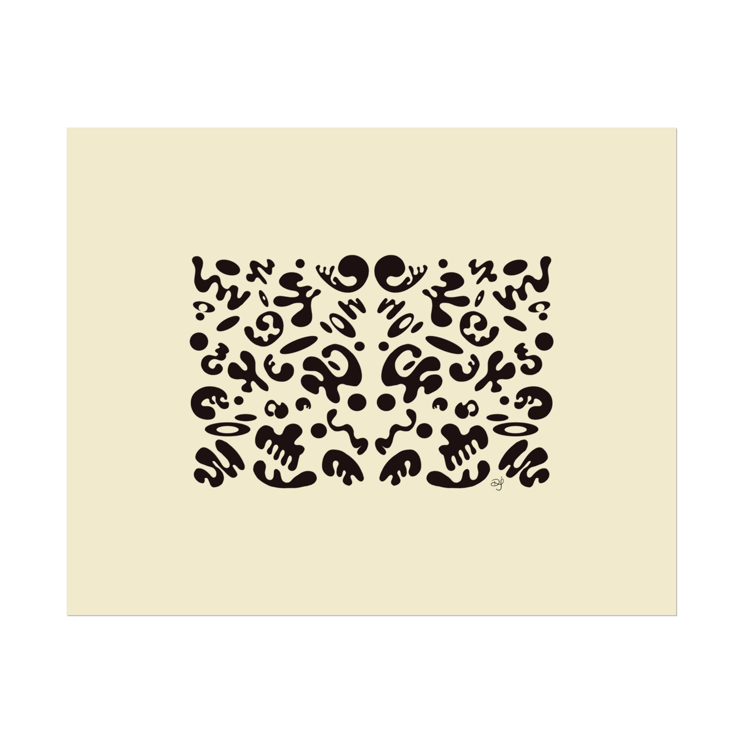 Mirror Work Rolled Poster (Landscape) - Blank Page