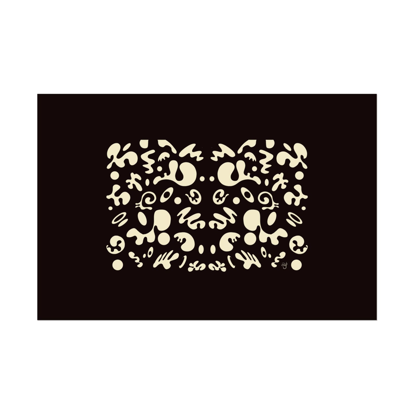 Mirror Work Rolled Poster (Landscape) - Smoke Signal