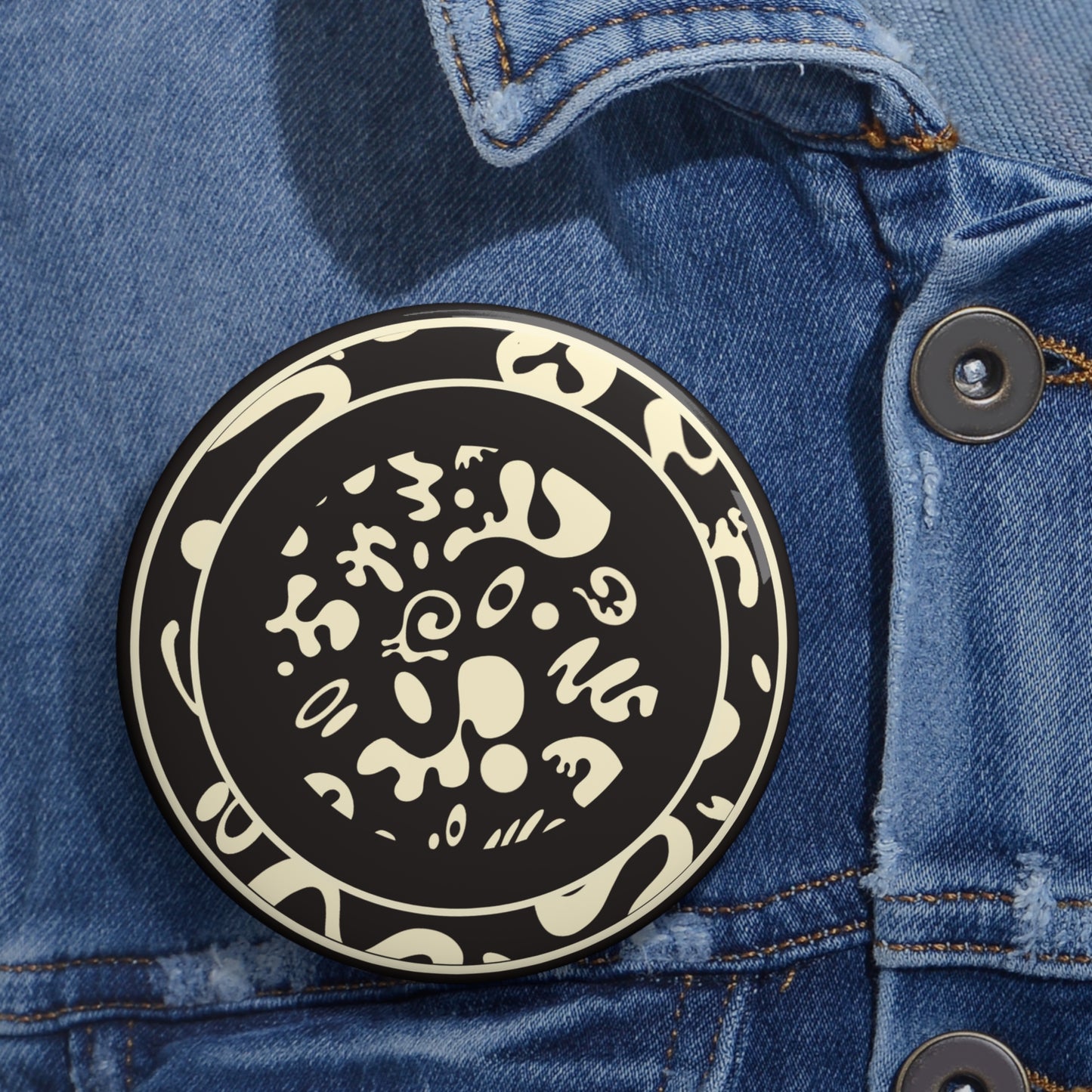 Adorn'd Pin Button - Smoke Signal