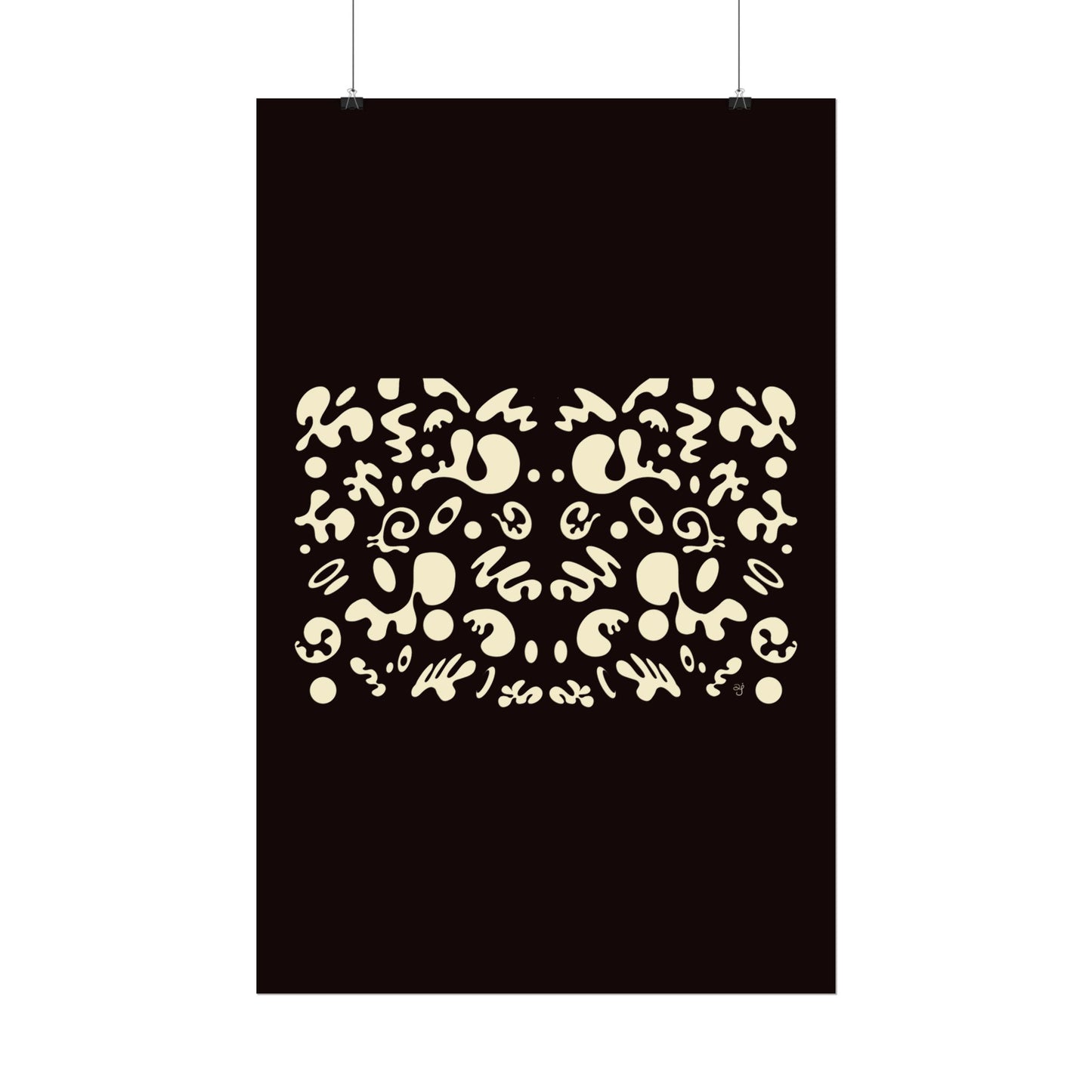 Mirror Work Rolled Poster (Portrait) - Smoke Signal