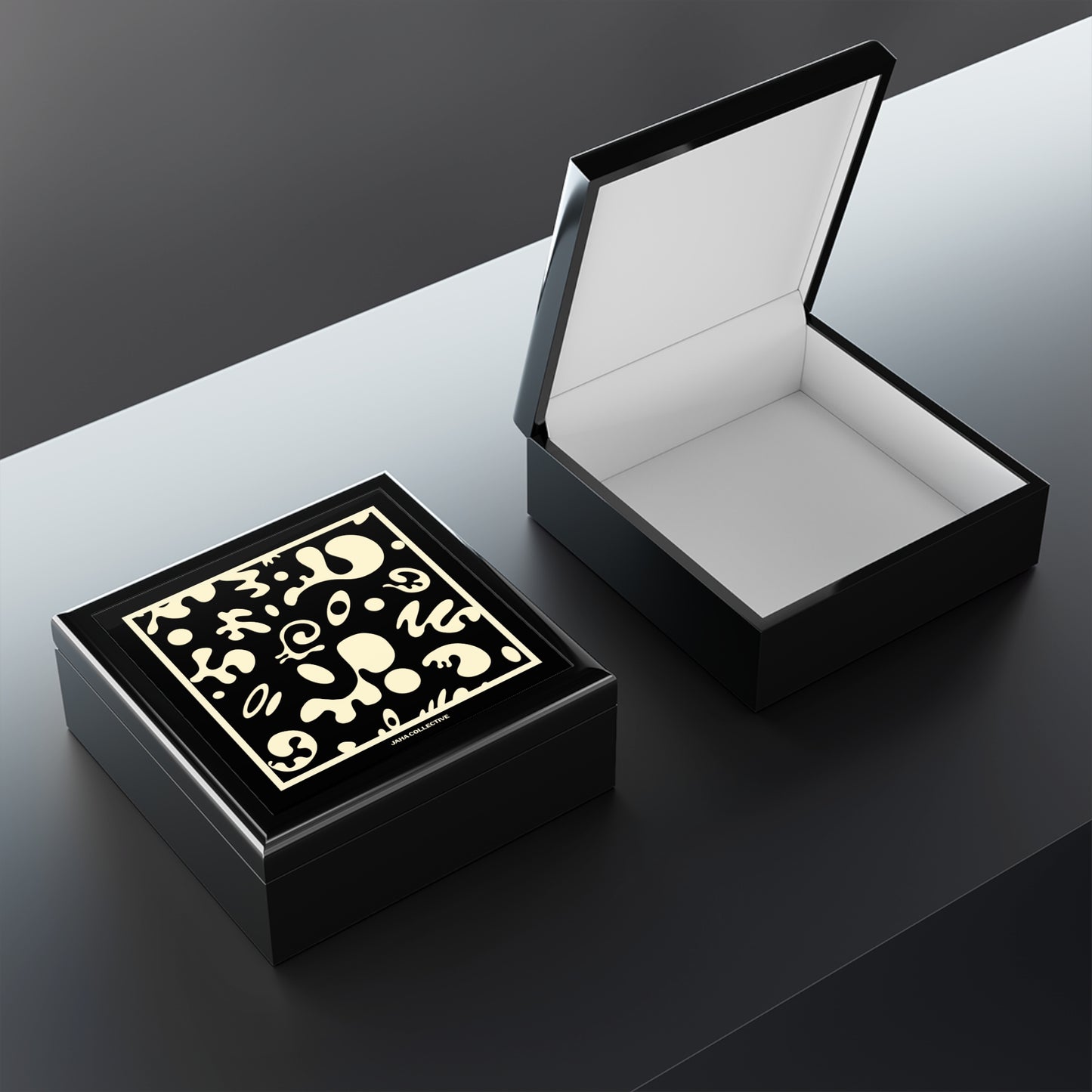 Adorn'd Jewelry Box with Artistic Design,