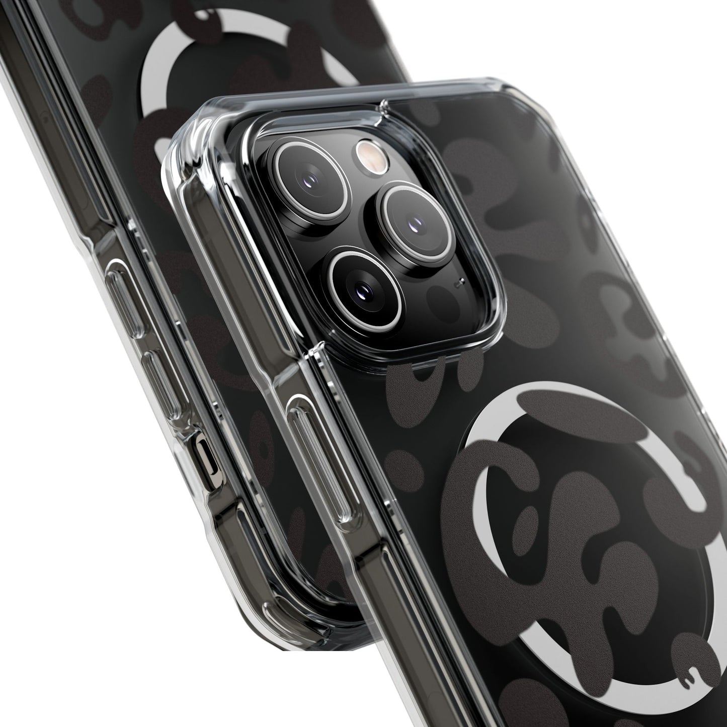 Pure Imagination Clear MagSafe Impact Case - Smoke Signal Black
