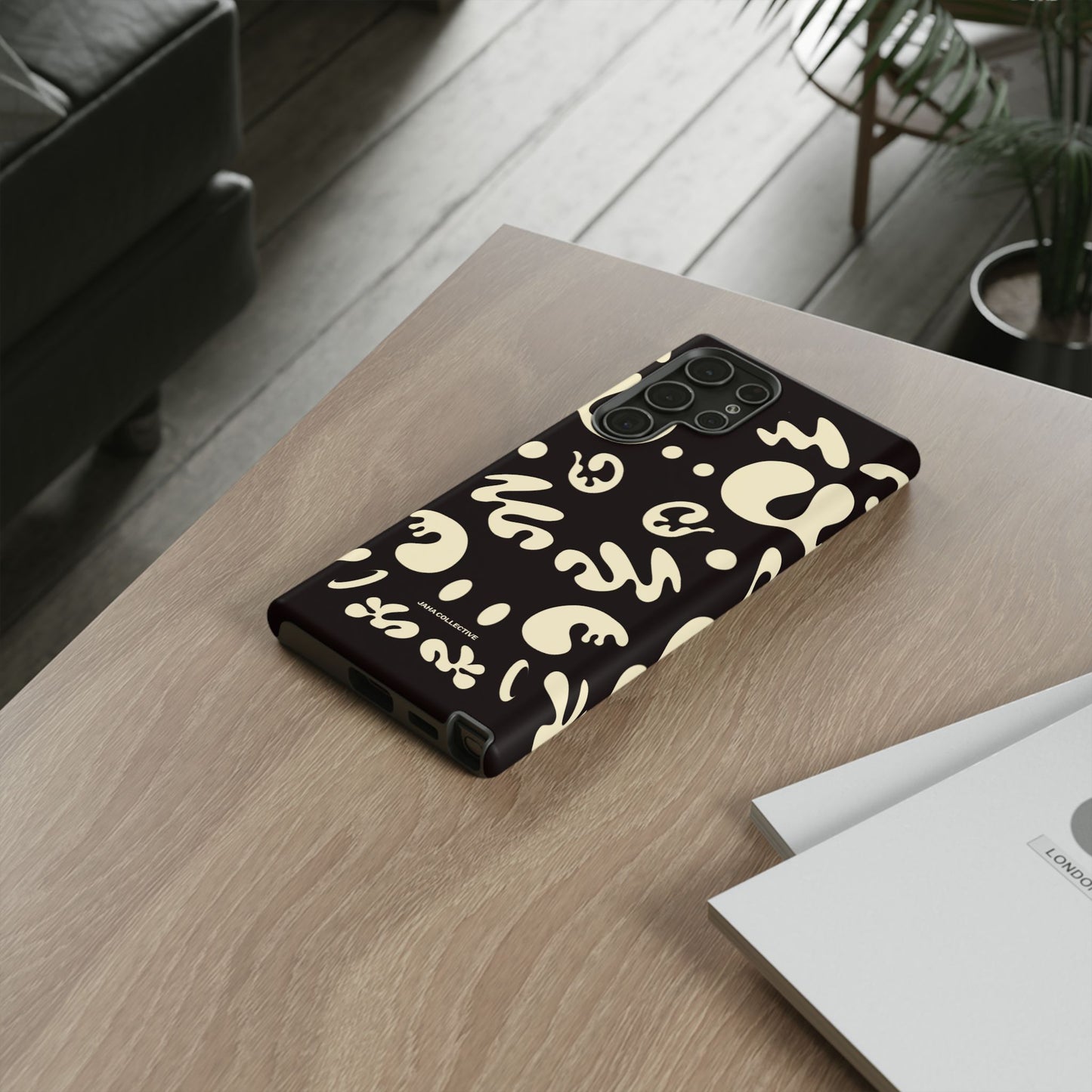 Mirror Work Tough Case (Samsung) - Smoke Signal Black