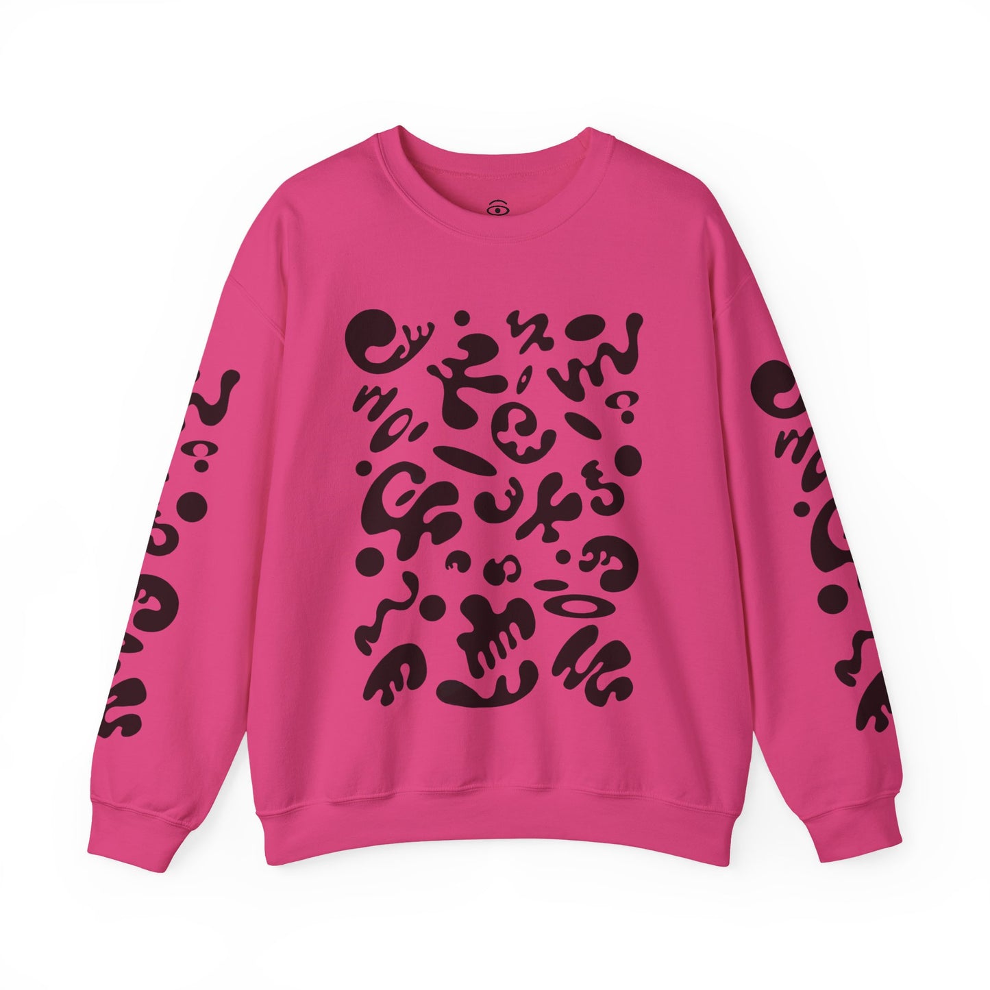 Pure Imagination Unisex Heavy Blend™ Crewneck Sweatshirt- Smoke Signal Black Print