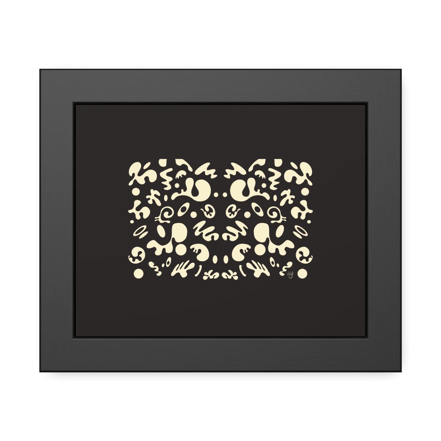 Mirror Work Framed Rolled Poster - Smoke Signal