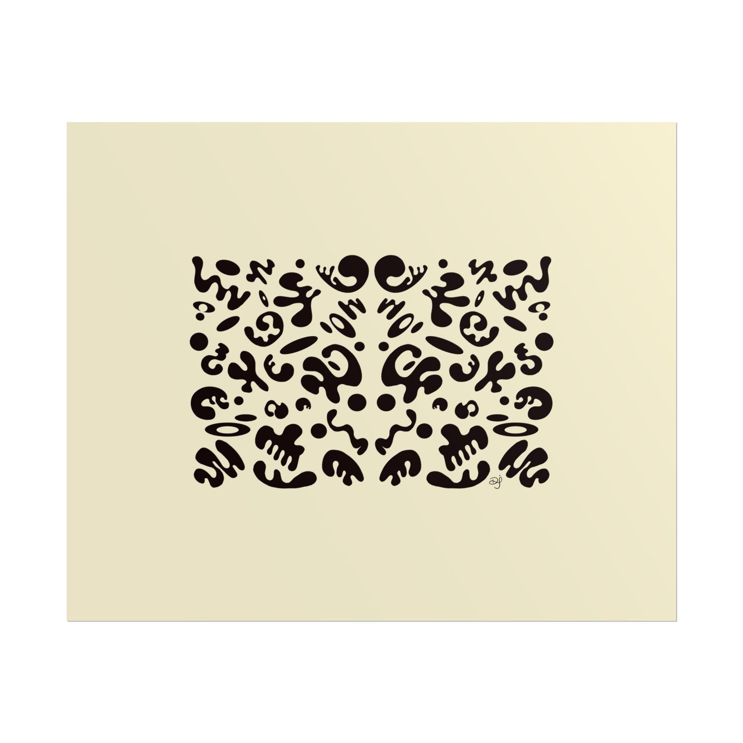 Mirror Work Rolled Poster (Landscape) - Blank Page
