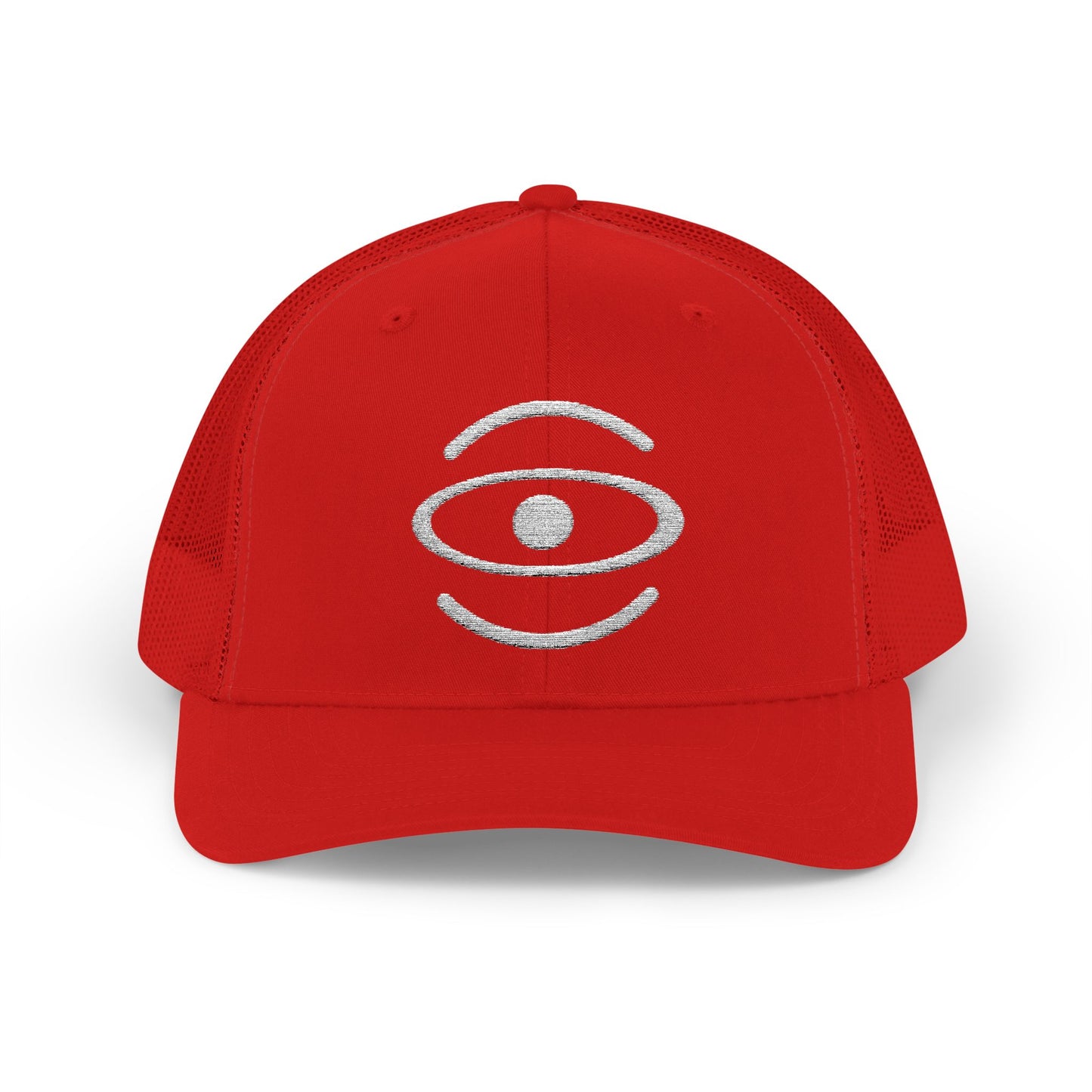 Jaha Logo Embroidered Retro Trucker Hat - Starlight White