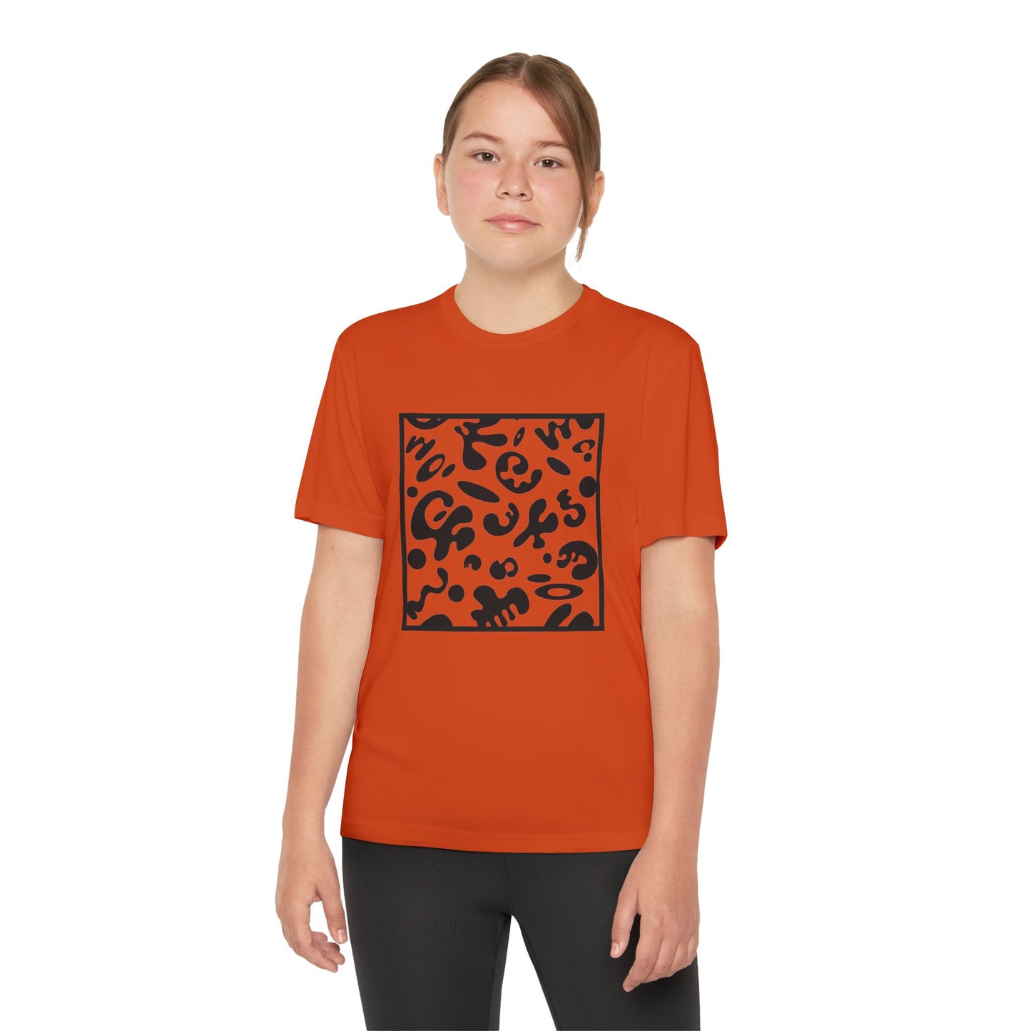 Adorn'd Youth Competitor Graphic Tee - Smoke Signal Black