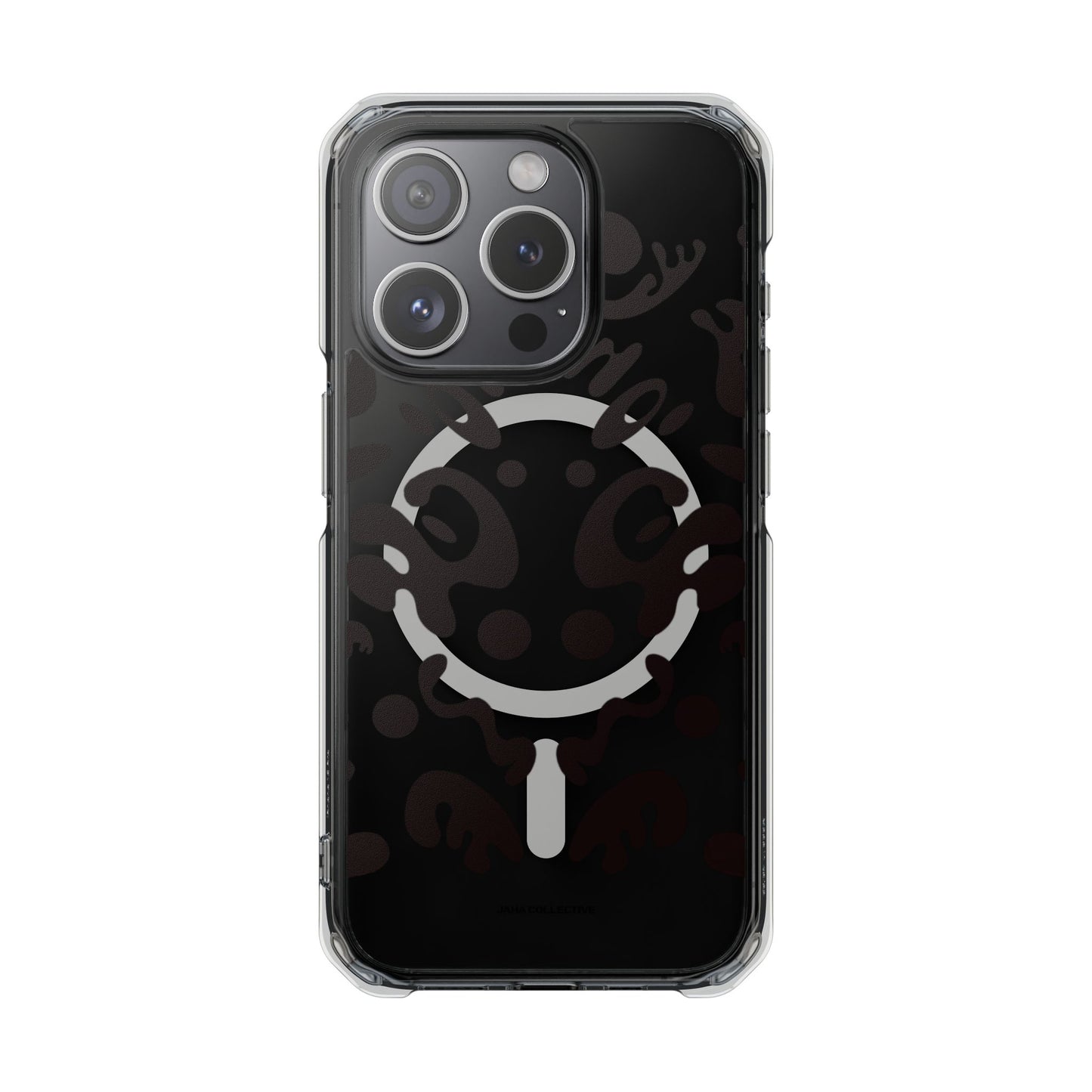 Mirror Work Clear MagSafe Impact Case - Smoke Signal Black