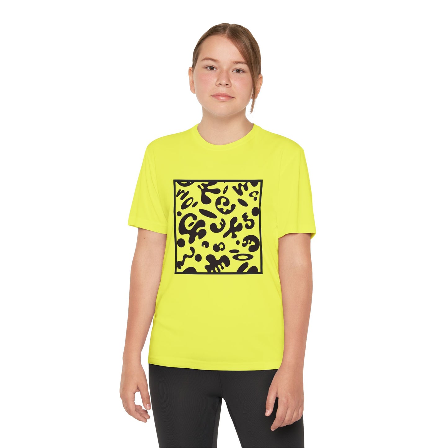 Adorn'd Youth Competitor Graphic Tee - Smoke Signal Black