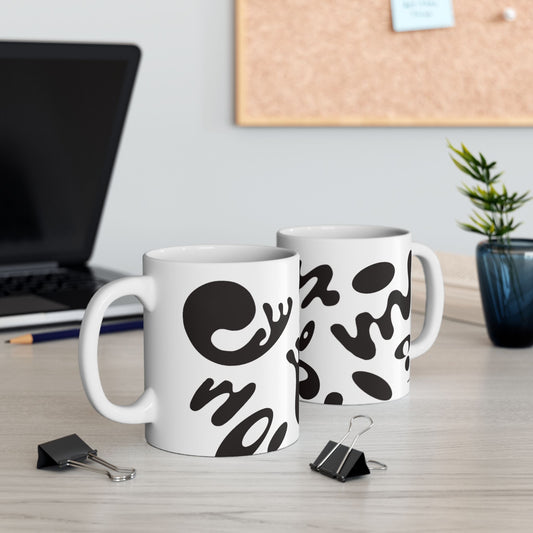Nourish'd White Ceramic Mug