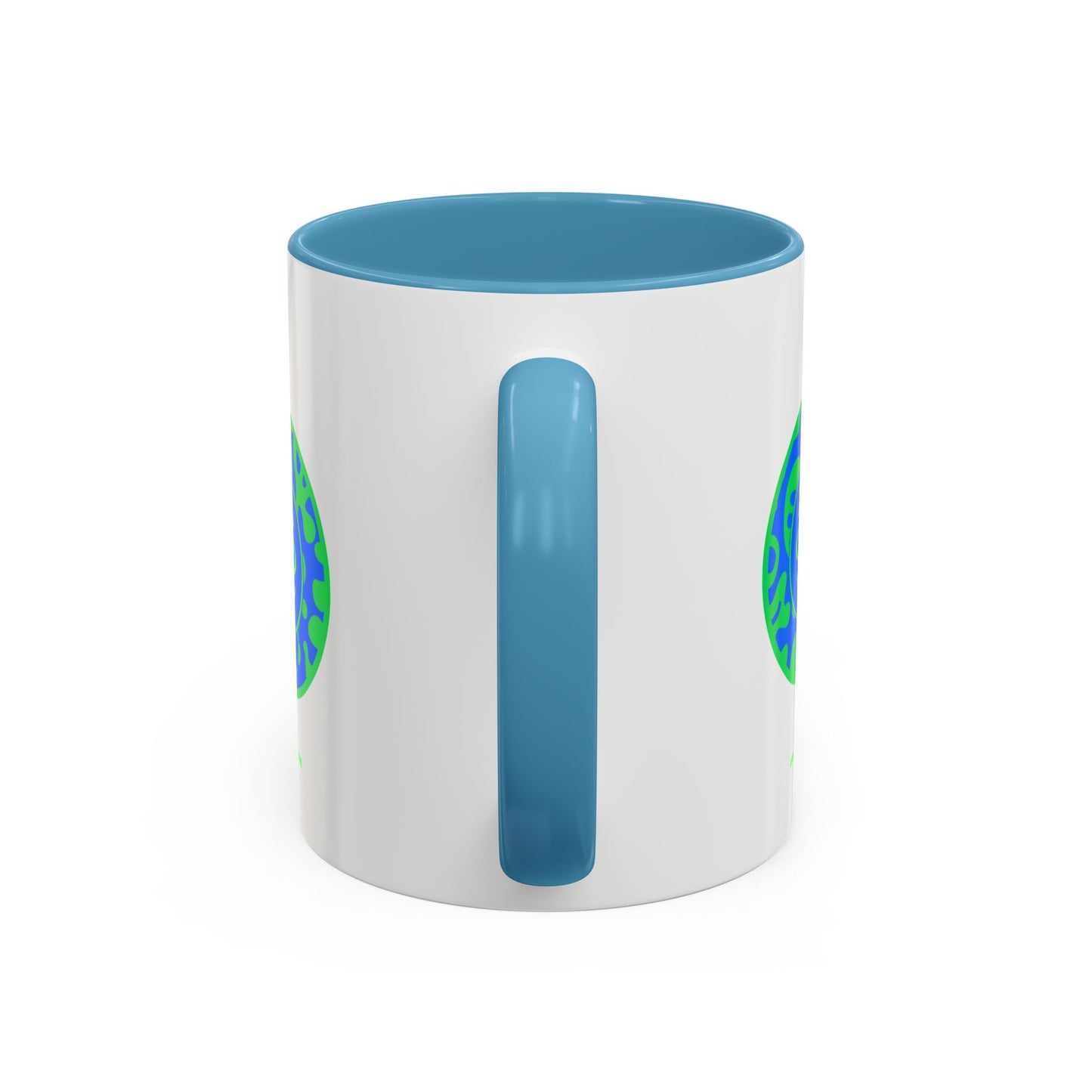 Adorn'd Color Logo Accent Coffee Mug (11, 15oz) - Tide Pool