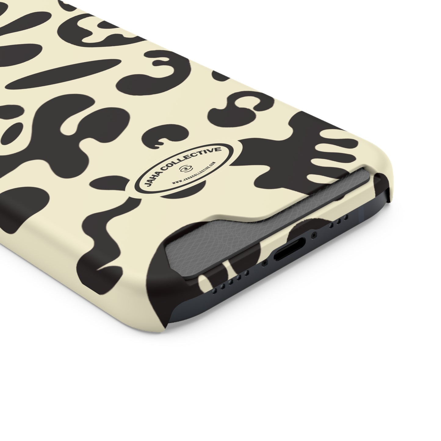 Pure Imagination Phone Case w Card Holder - Blank Page White