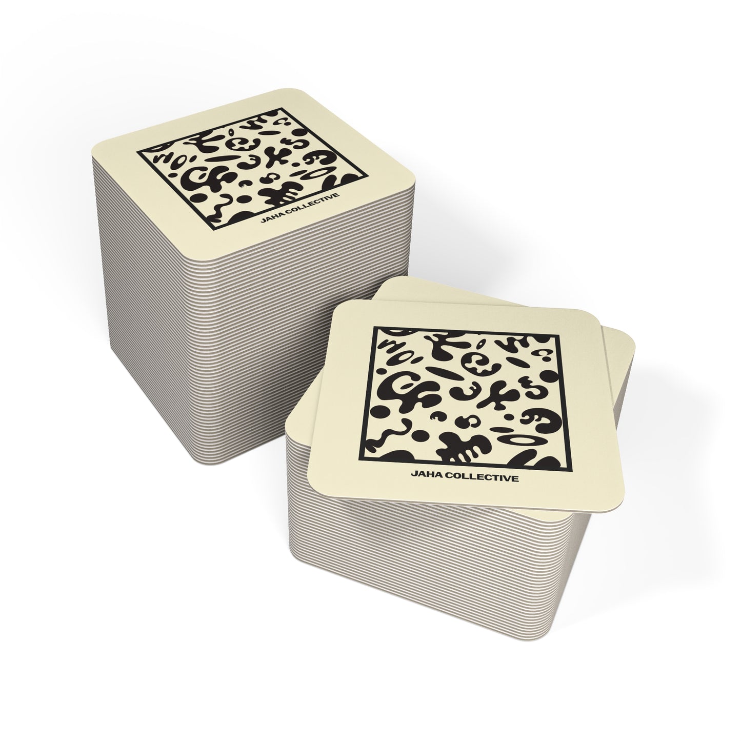 Adorn'd Coaster Set (50 or 100) - Blank Page White