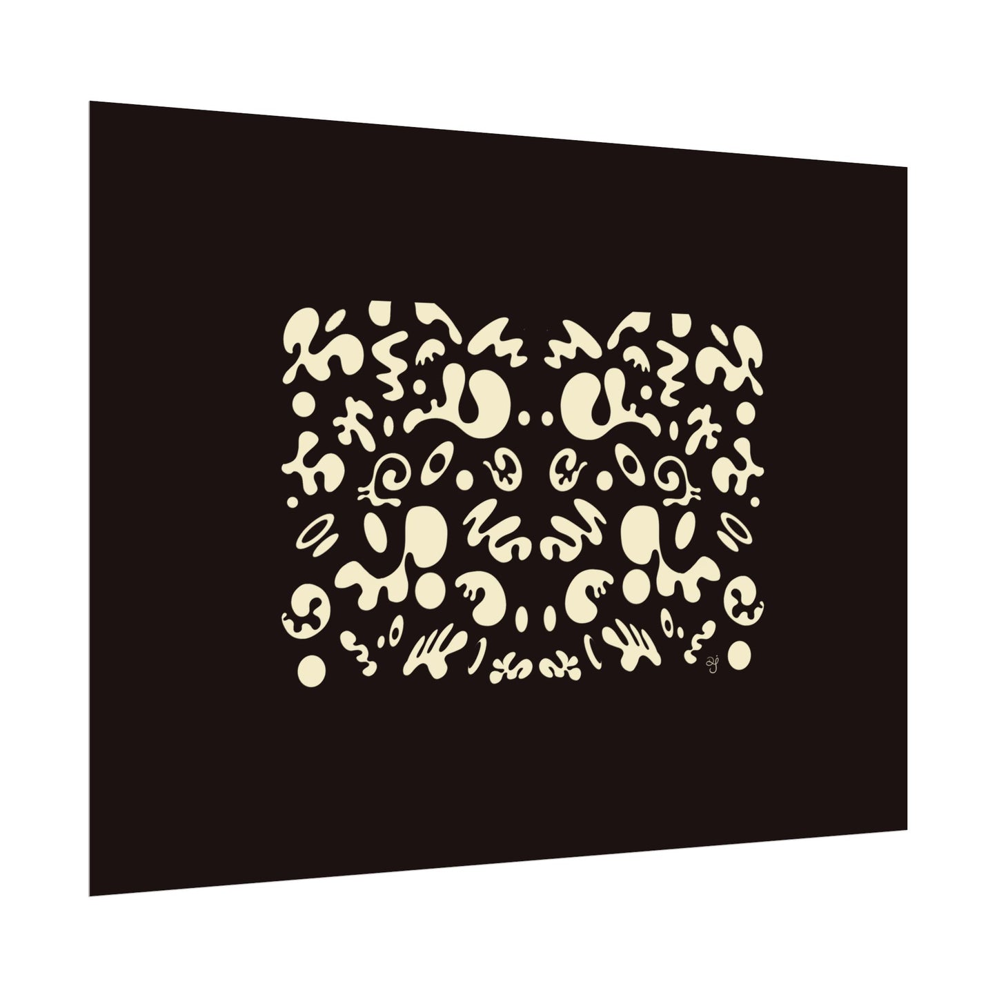 Mirror Work Rolled Poster (Landscape) - Smoke Signal