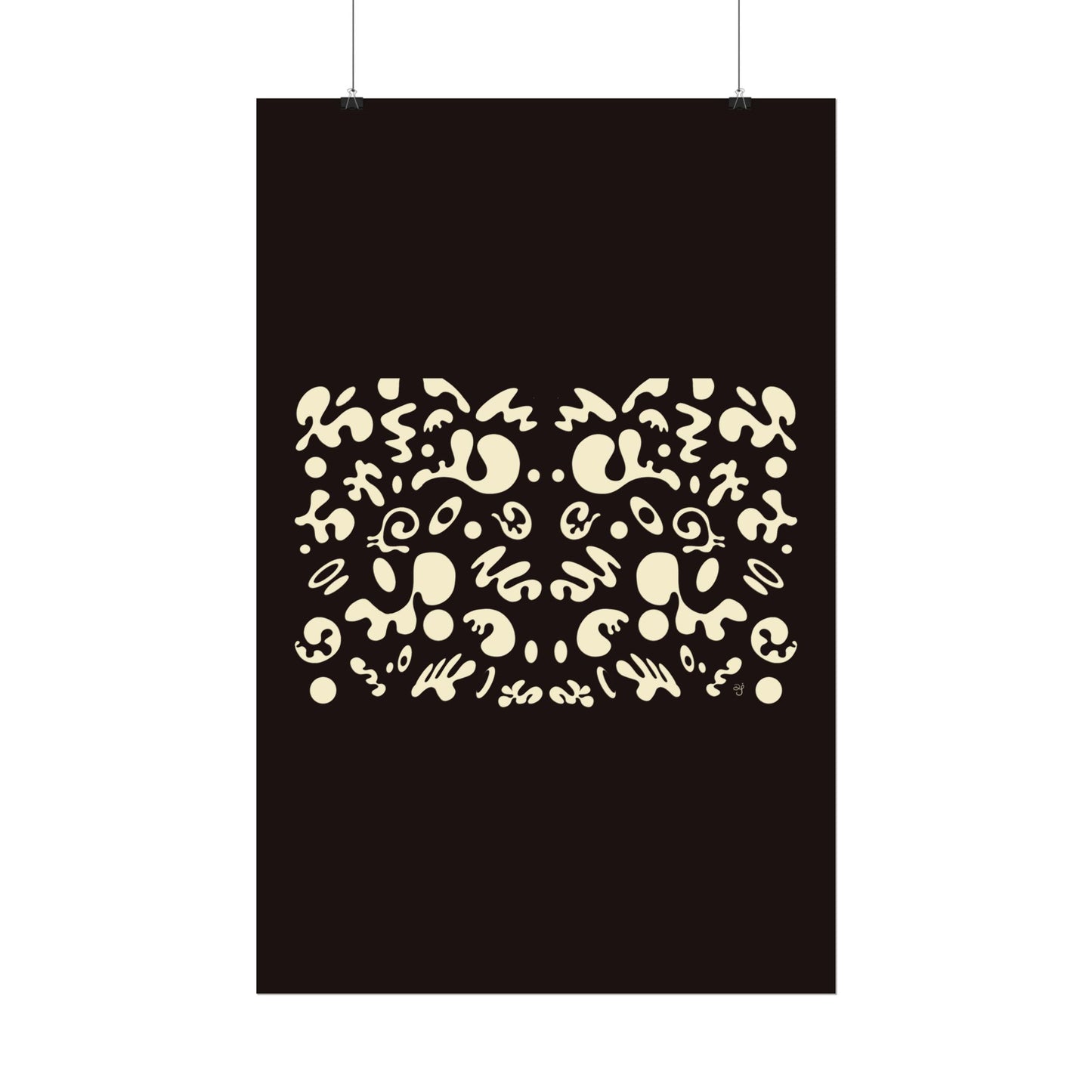 Mirror Work Rolled Poster (Portrait) - Smoke Signal