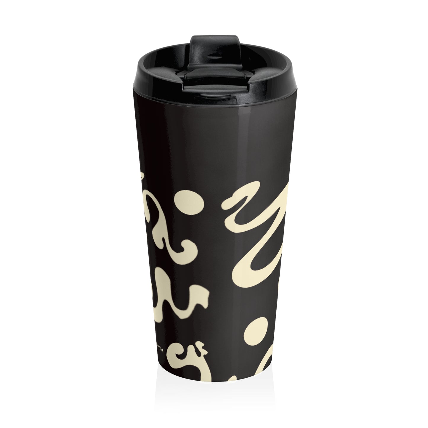 Nourish'd Stainless Steel Travel Mug - Smoke Signal Black