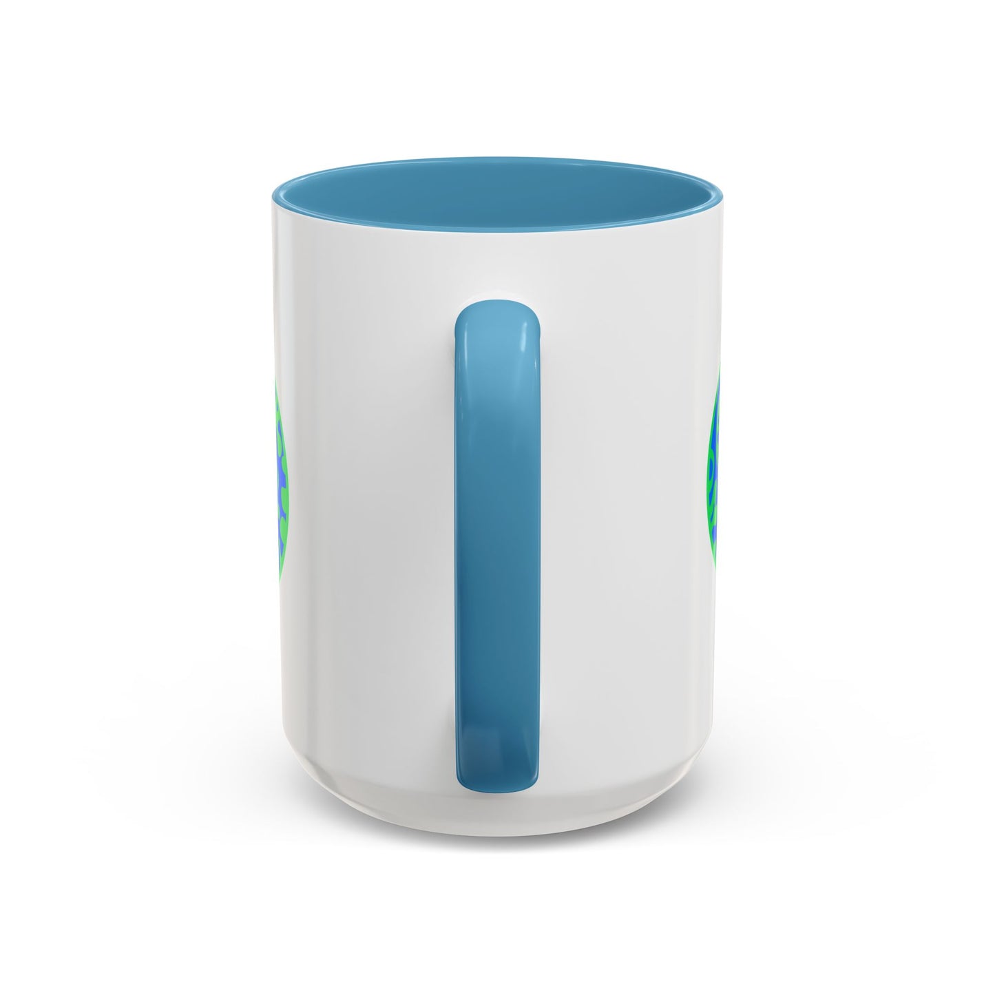 Adorn'd Color Logo Accent Coffee Mug (11, 15oz) - Tide Pool