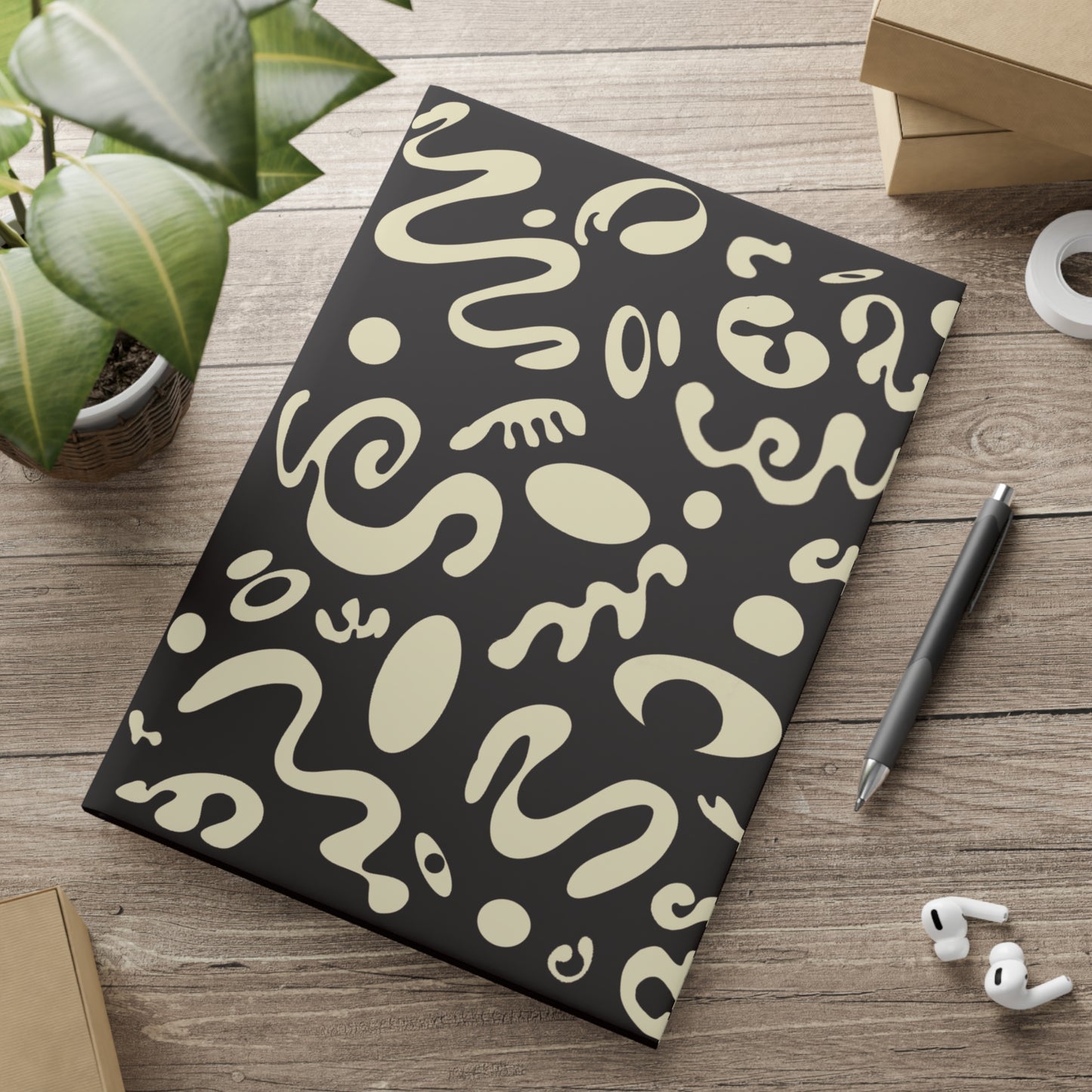 Pure Imagination Hardcover Notebook w Puffy Cover - Smoke Signal