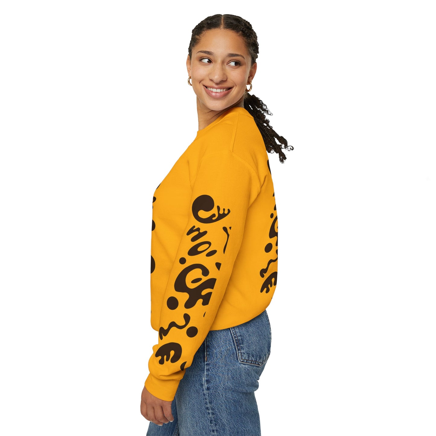 Pure Imagination Unisex Heavy Blend™ Crewneck Sweatshirt- Smoke Signal Black Print
