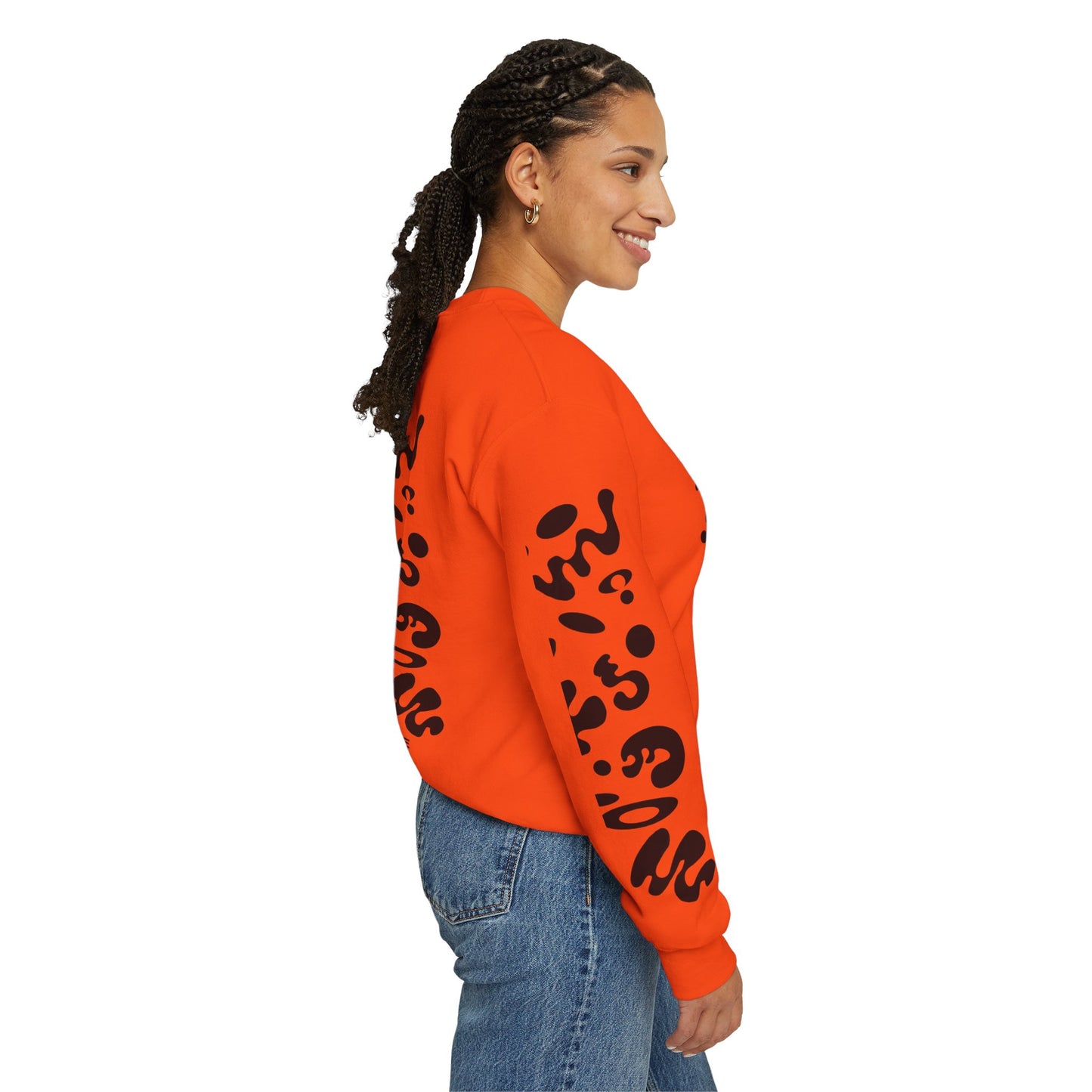Pure Imagination Unisex Heavy Blend™ Crewneck Sweatshirt- Smoke Signal Black Print