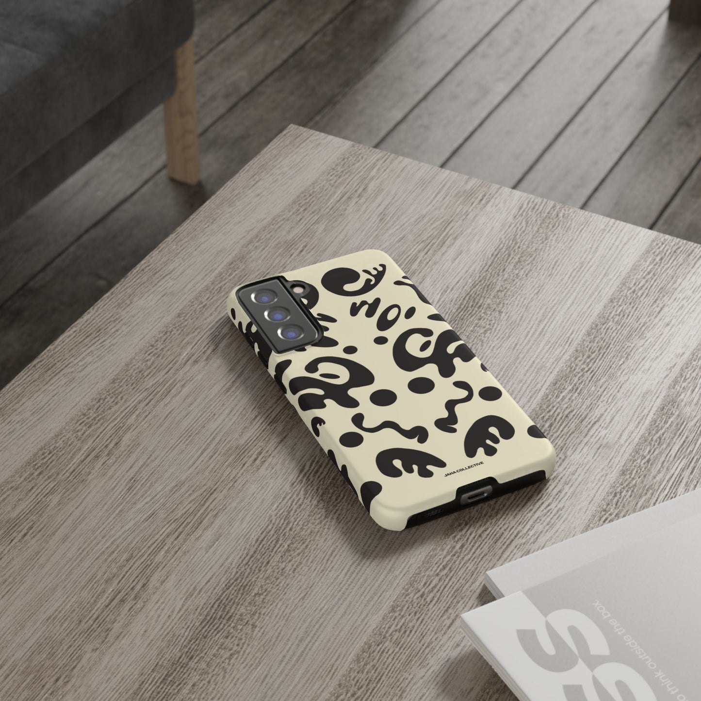 Mirror Work Tough Case (Samsung) - Blank Page White
