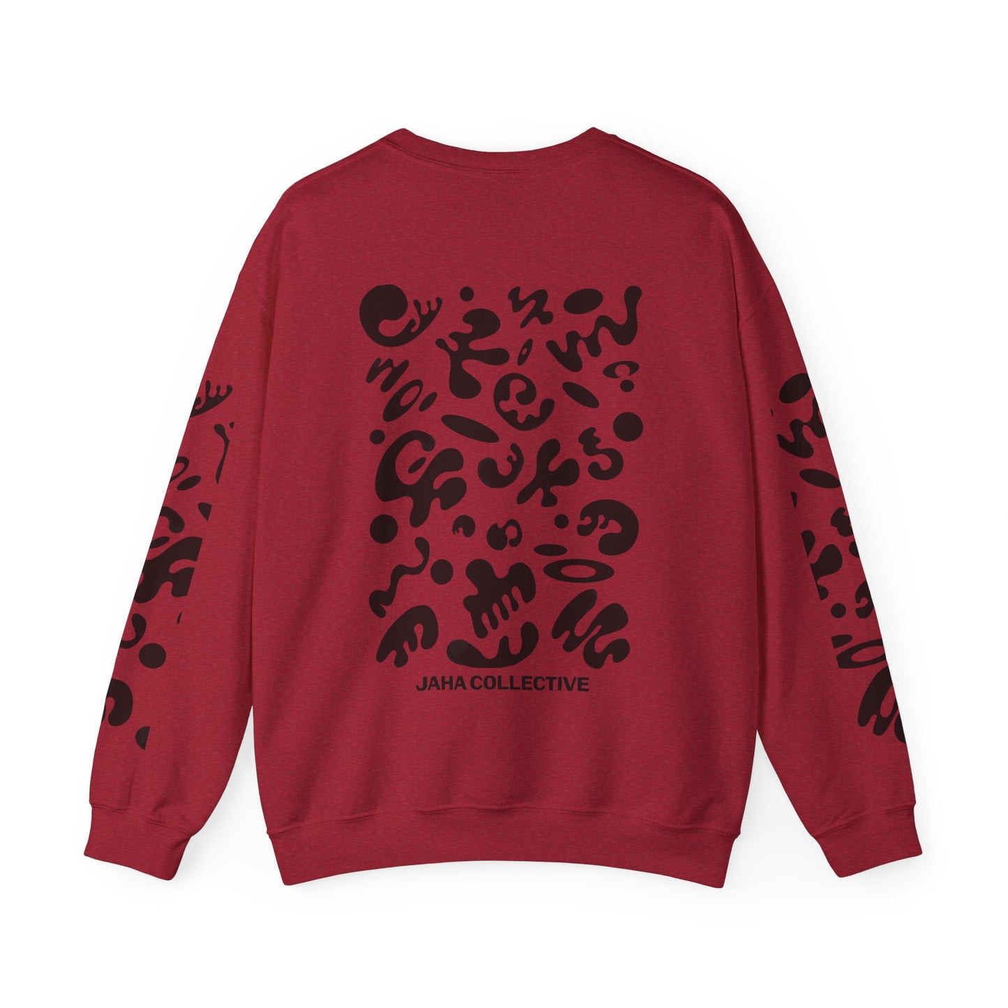 Pure Imagination Unisex Heavy Blend™ Crewneck Sweatshirt- Smoke Signal Black Print
