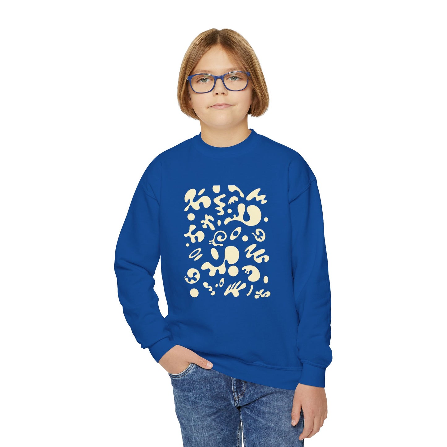 Bright Future Youth Crewneck Sweatshirt - Blank Page