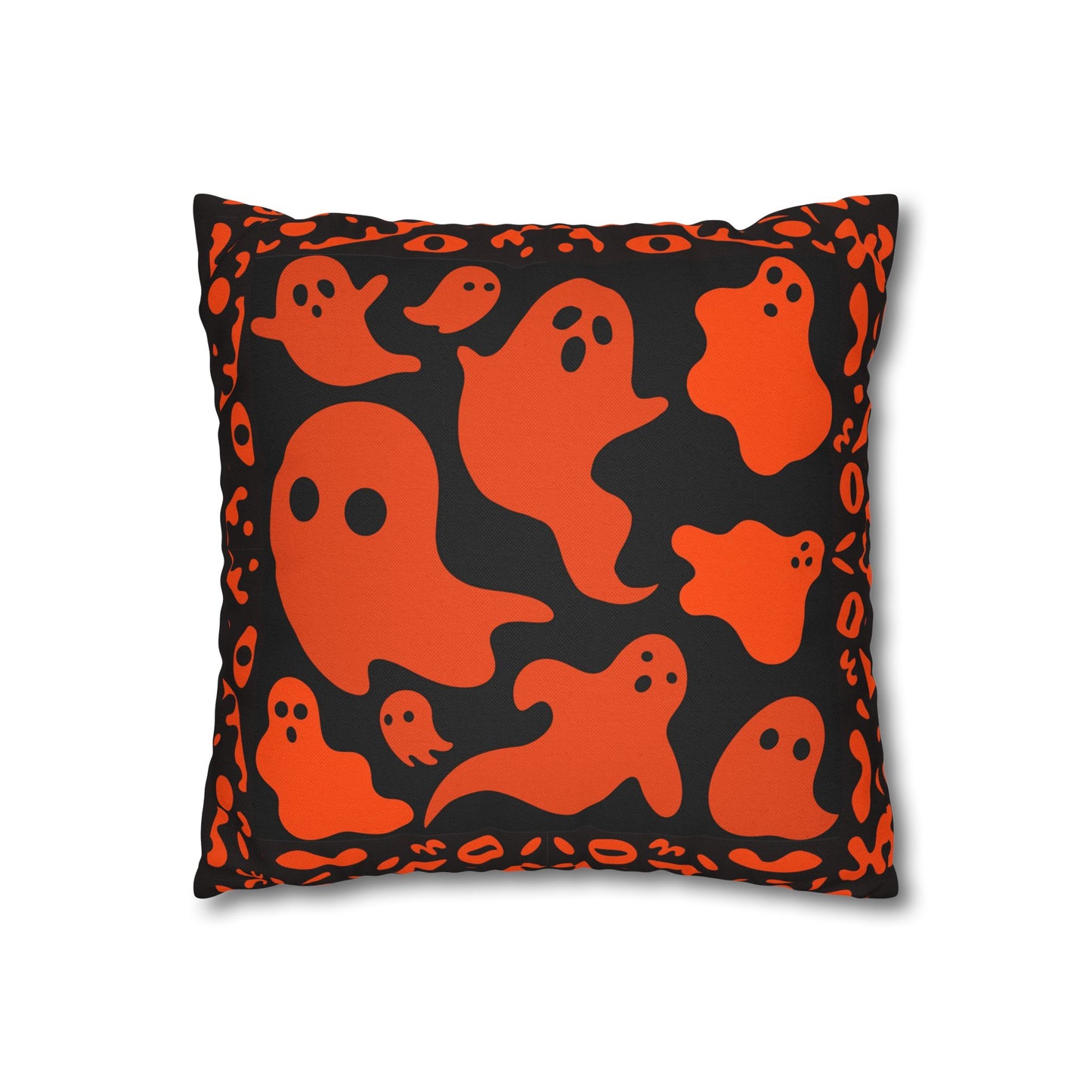 Boo Thing Spun Polyester Square Pillowcase - Black Magic Woman