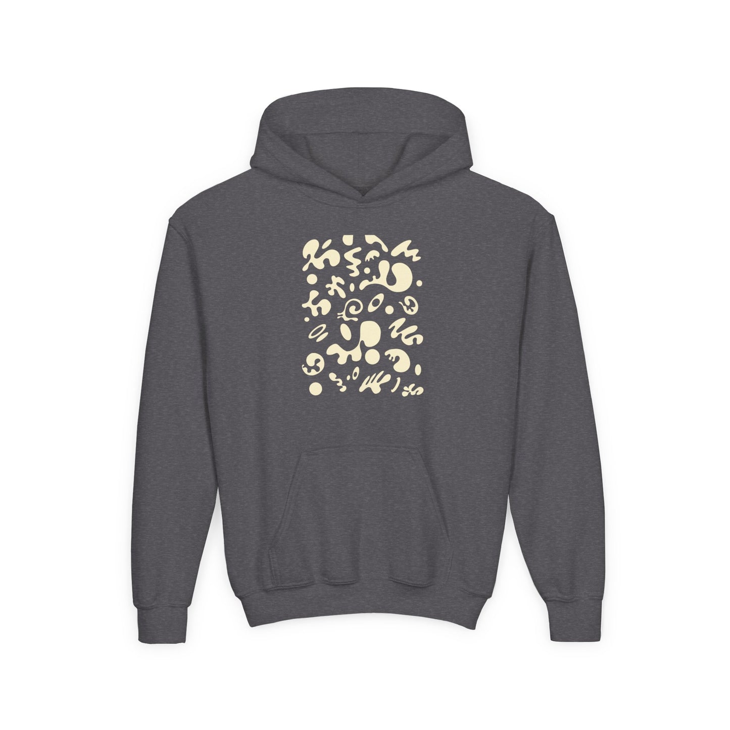 Bright Future Youth Heavy Blend Hooded Sweatshirt - Blank Page