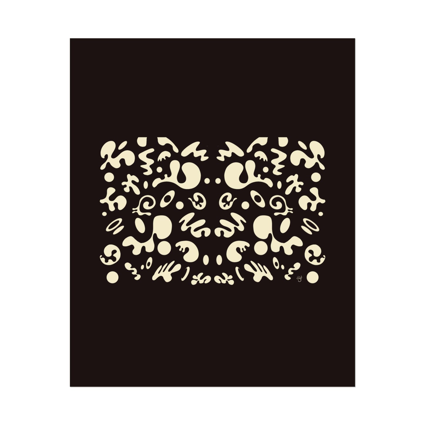 Mirror Work Rolled Poster (Portrait) - Smoke Signal
