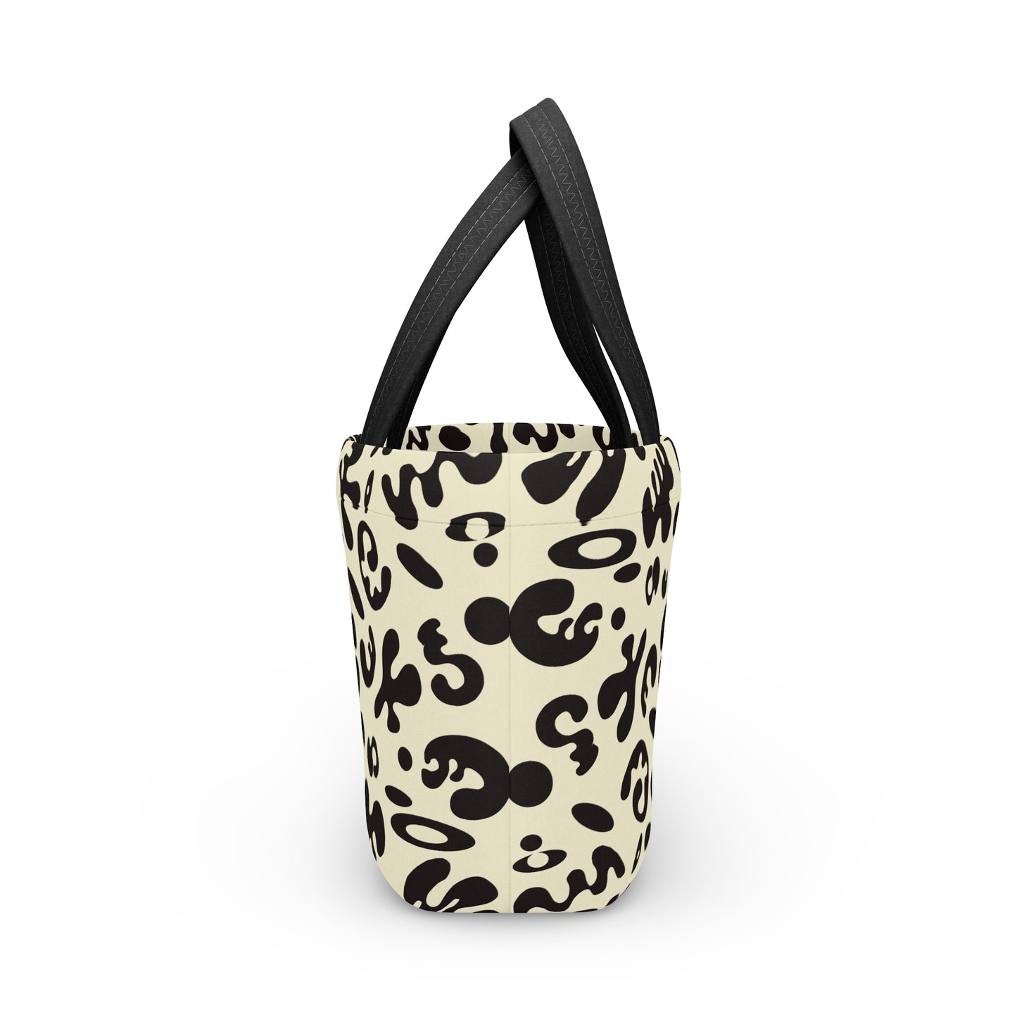 Mirror Work Puffy Lunch Bag - Blank Page White