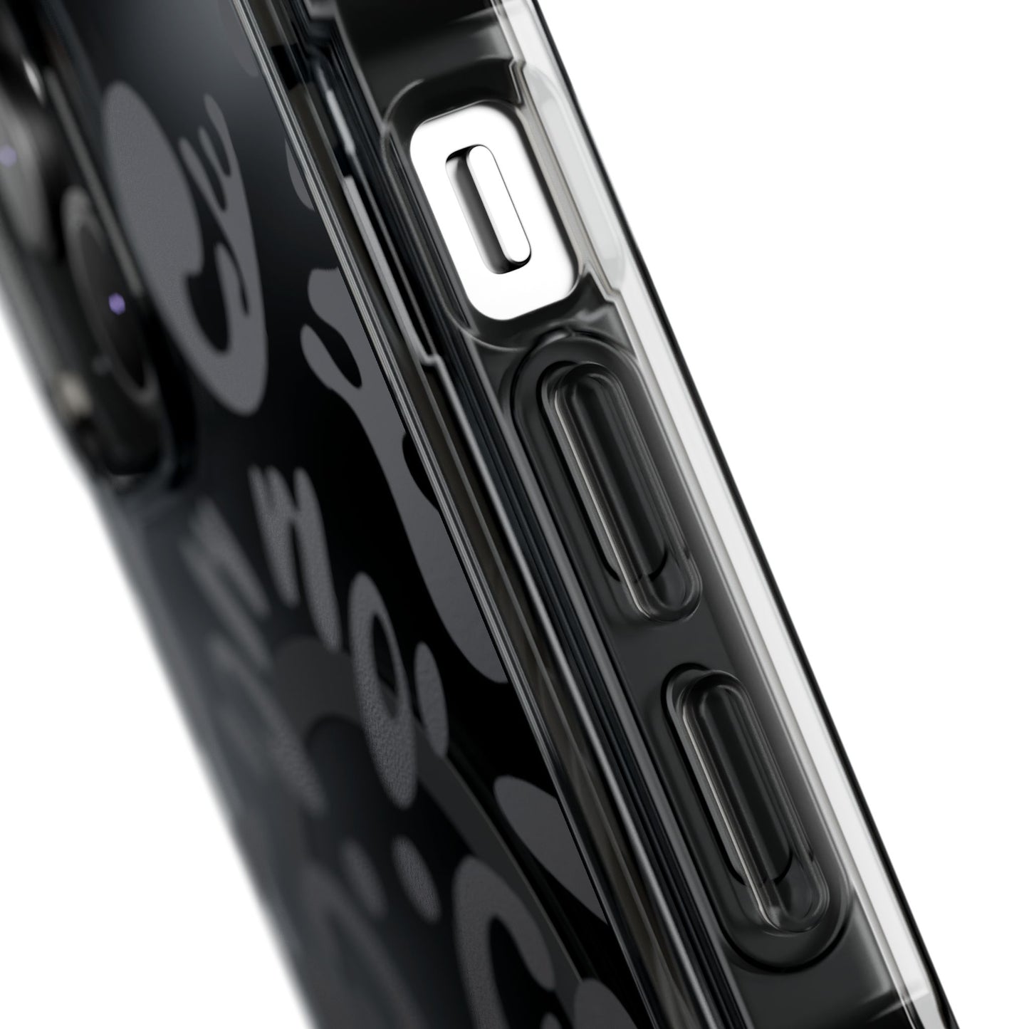 Mirror Work Clear MagSafe Impact Case - Smoke Signal Black