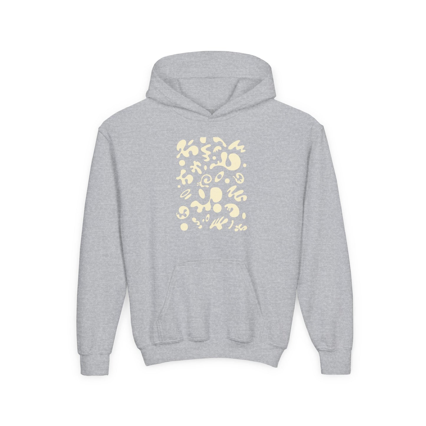Bright Future Youth Heavy Blend Hooded Sweatshirt - Blank Page