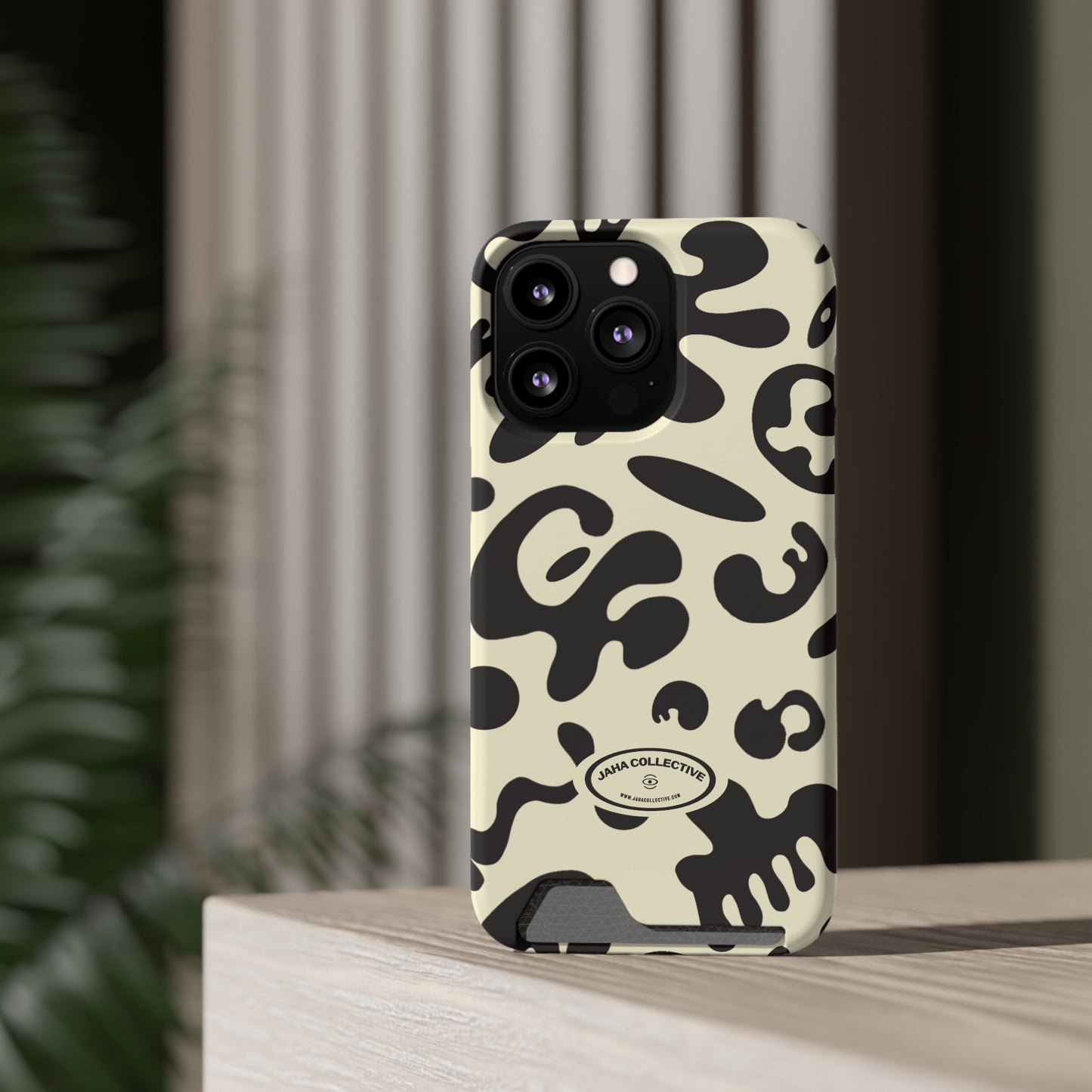 Pure Imagination Phone Case w Card Holder - Blank Page White
