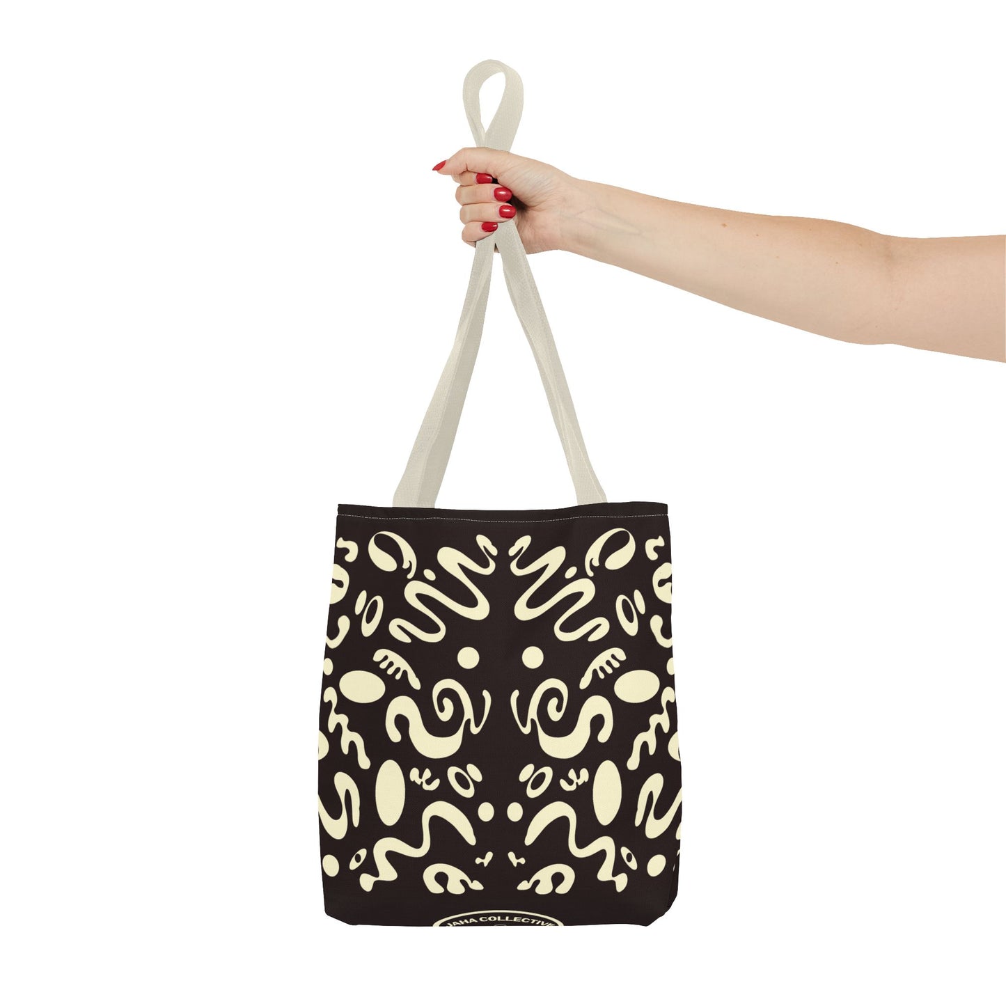Mirror Work Colorful Tote Bag - Smoke Signal