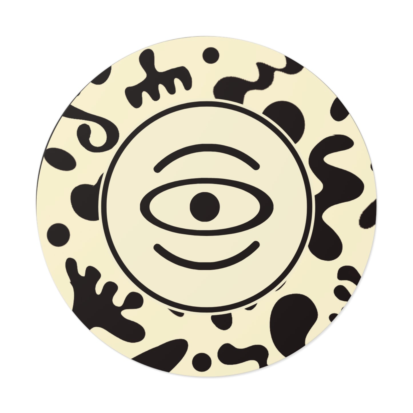 Adorn'd Logo Round Vinyl Stickers - Blank Page