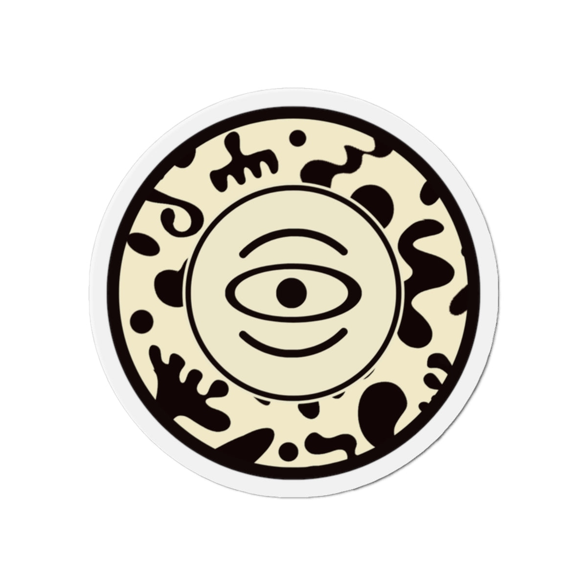 Adorn'd Color Logo Die Cut Magnet - Blank Page