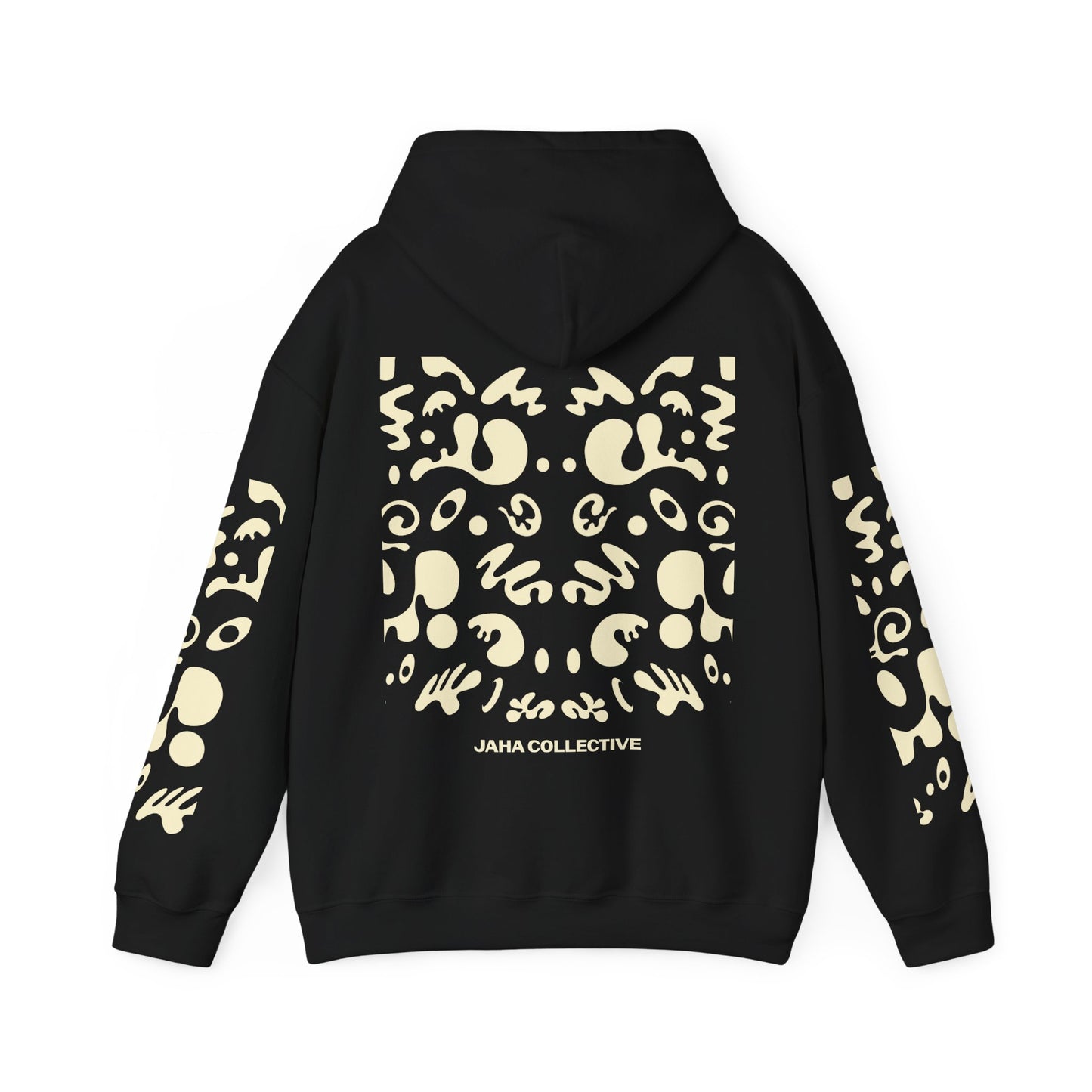 Mirror Work Unisex Heavy Blend™ Hooded Sweatshirt - Blank Page White Print