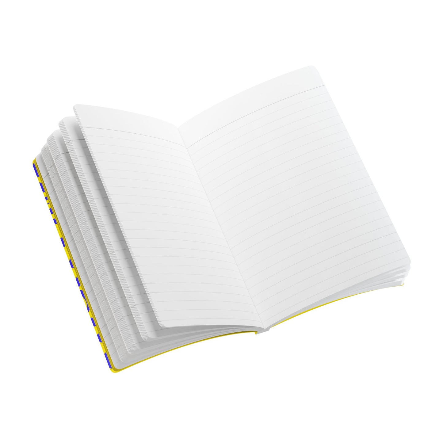 Pure Imagination Softcover Journal w Inside Prints + Tear-Off Pages (Ruled Line) - Sunspell Yellow